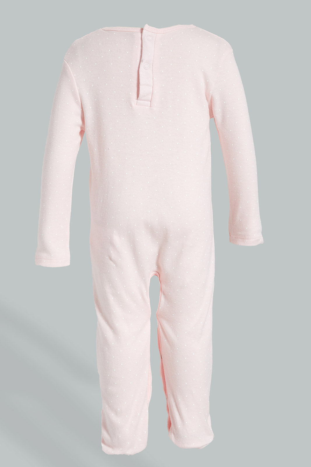 Redtag-Pink-And-White-Watermelon-Printed-2-Pack-Romper-Sleepsuits-Baby-0 to 12 Months