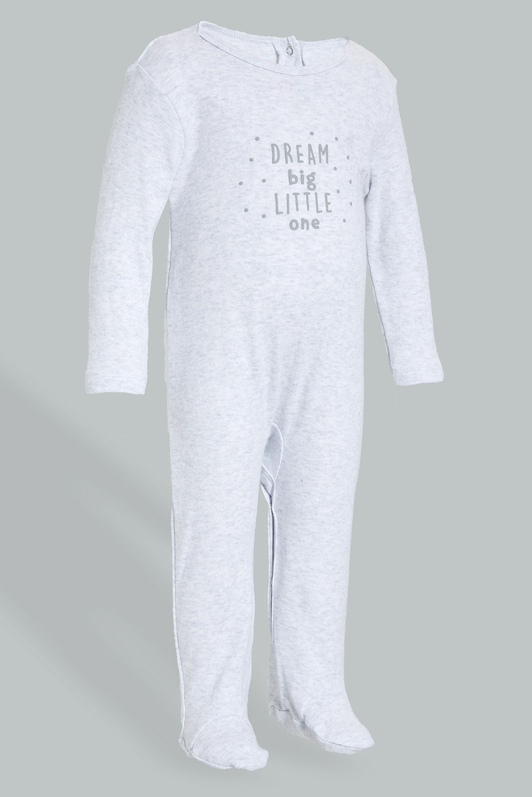 Redtag-Grey-And-White-Sheep--Printed-2-Pack-Romper-Sleepsuits-Baby-0 to 12 Months