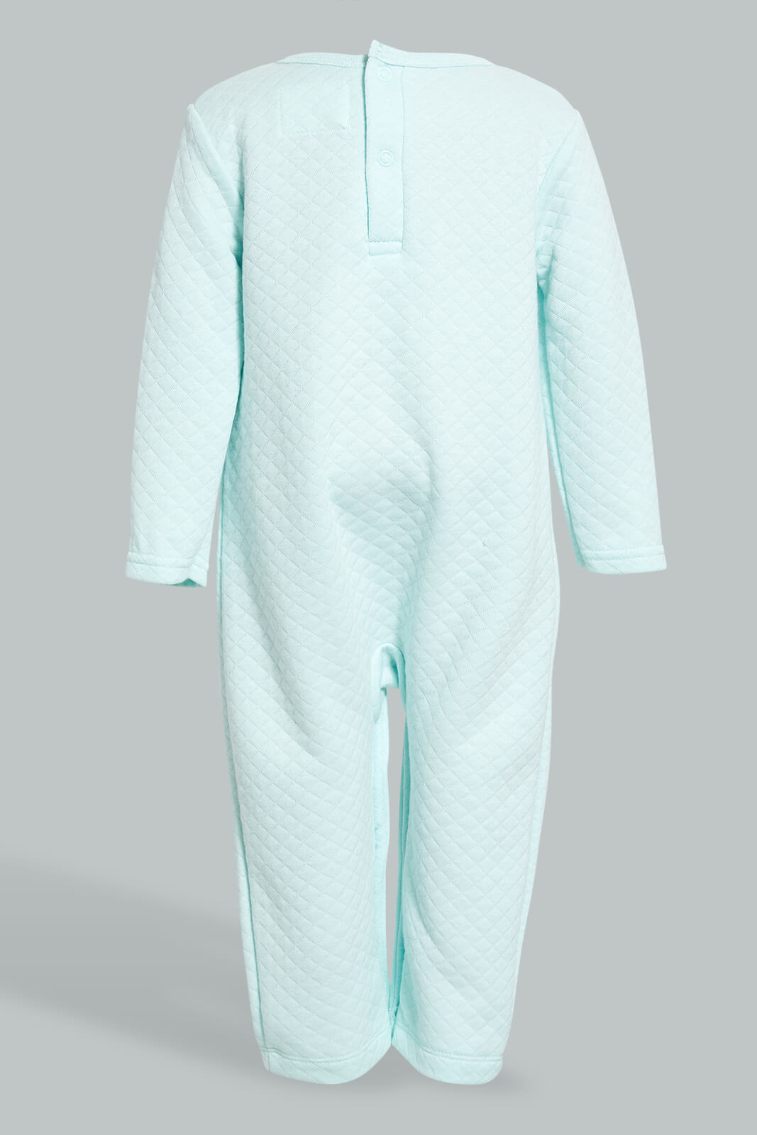 Redtag-Mint-And-Yellow-Baloon-2-Pack-Quilted-Jacquard-Romper-Rompers-Baby-0 to 12 Months