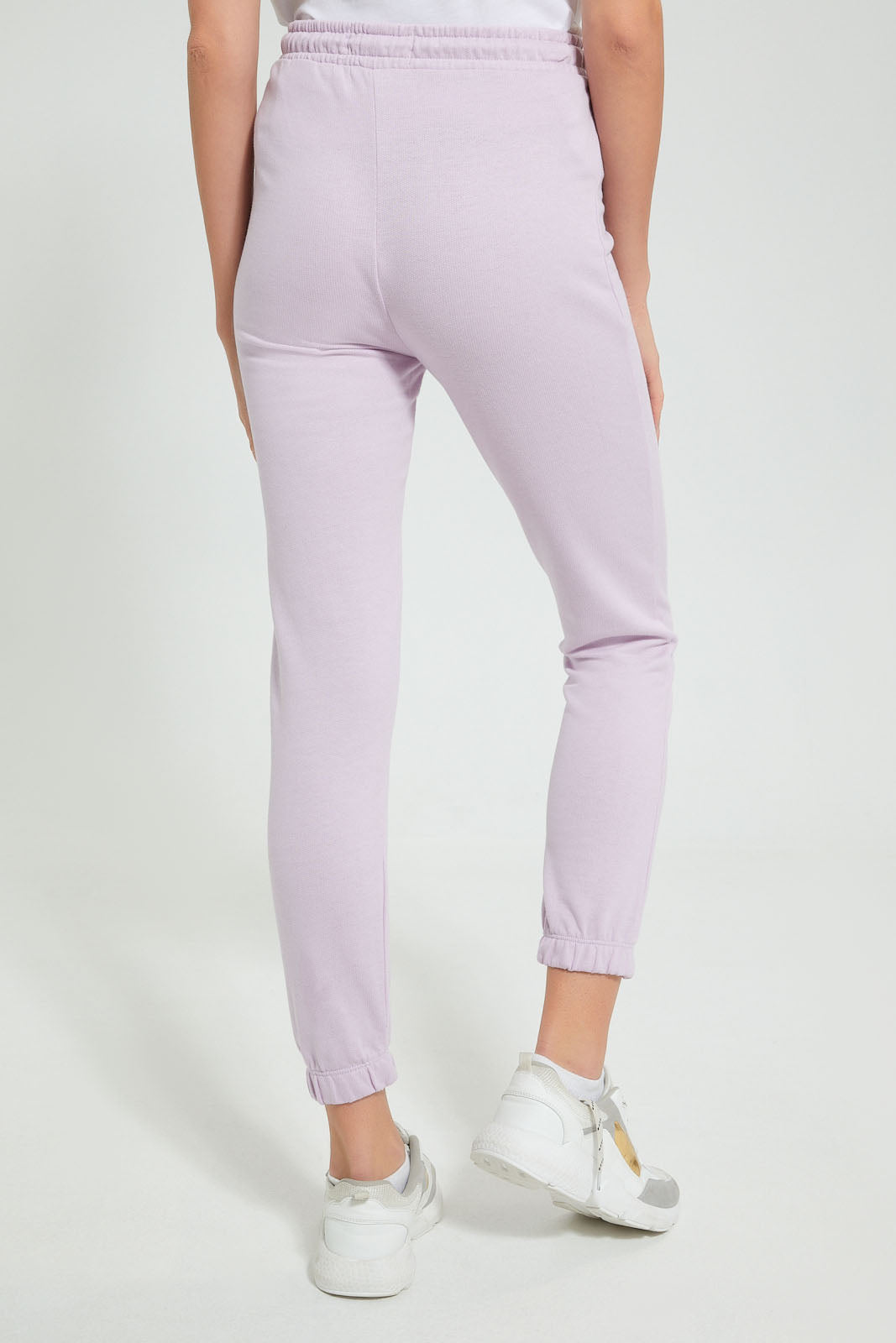 Redtag-Yellow-Basic-Jogger-With-Side-Applique-Joggers-Women's-