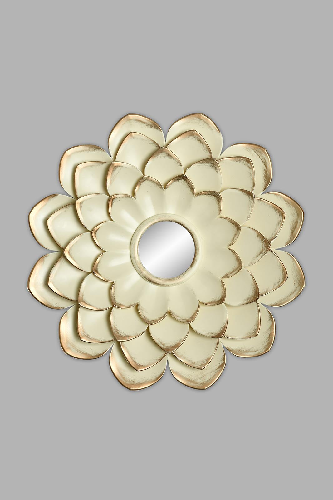 Redtag-White-Floral-Decorative-Wall-Mirror-Set-(5-piece)-Mirrors-Home-Decor-0