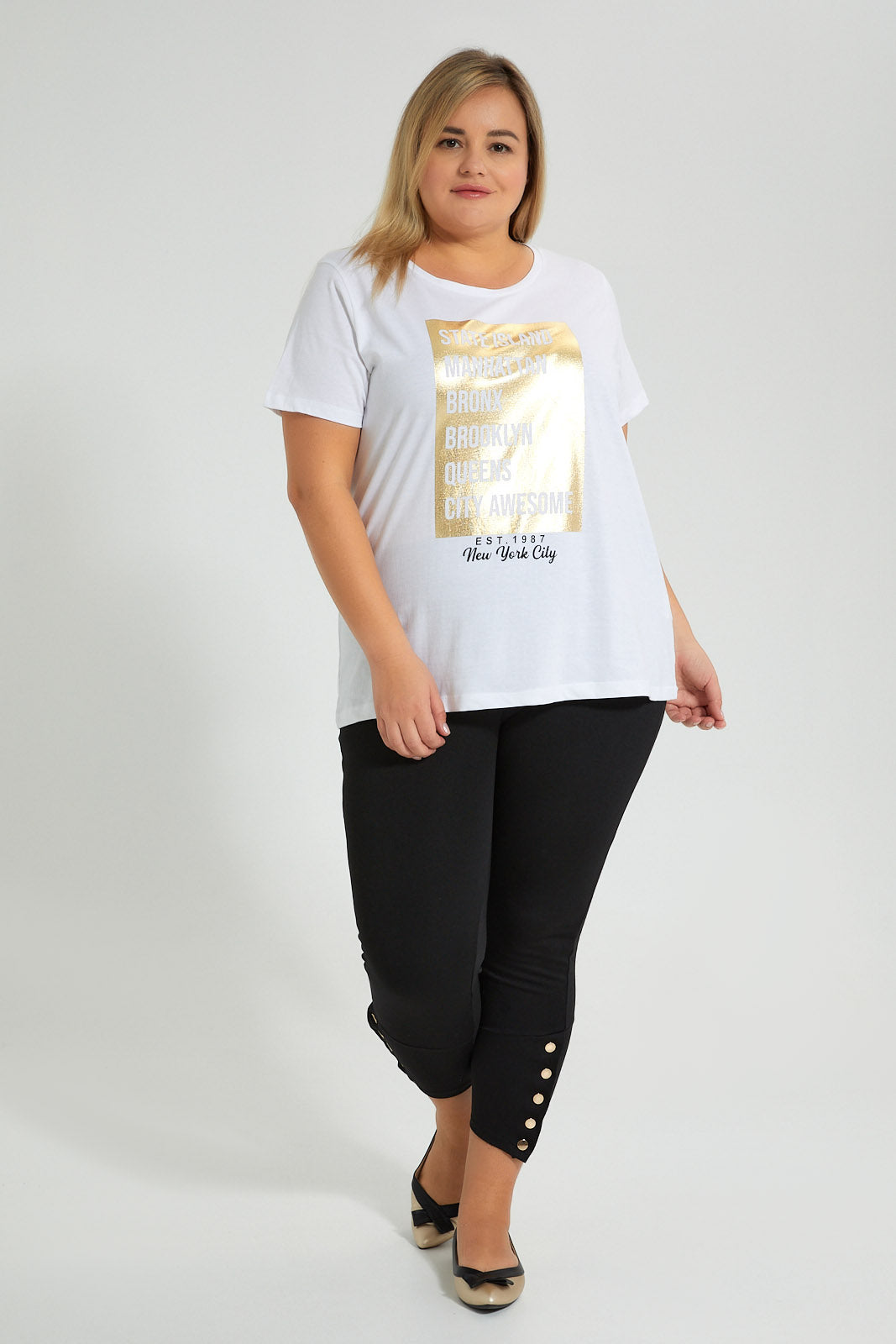 Redtag-Graphic-T-Shirt-Colour:Black,-Filter:Plus-Size,-LDP-T-Shirts,-New-In,-New-In-LDP,-Non-Sale,-S22A,-Section:Women,-TBL-Women's-