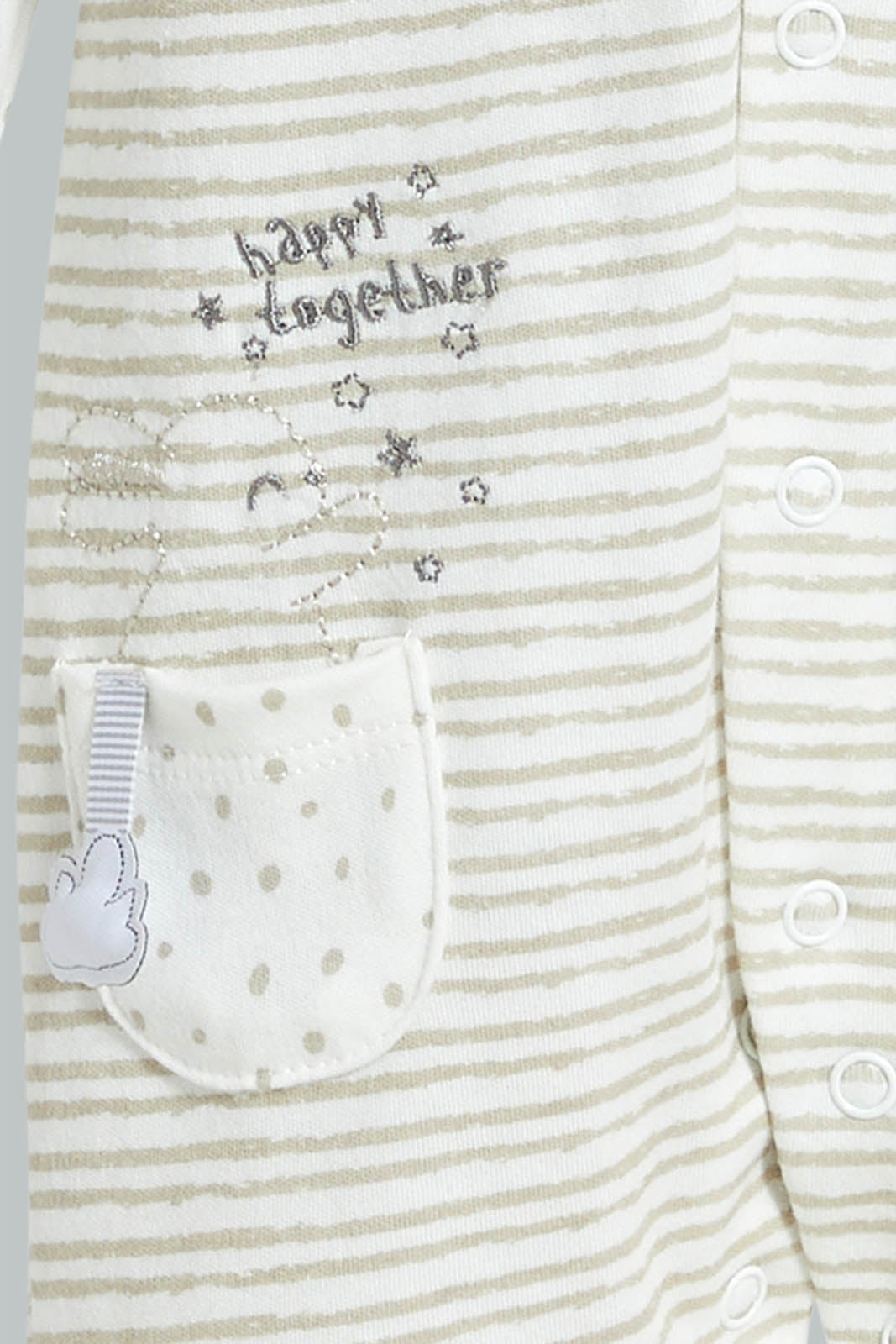 Redtag-Beige-Cut-&-Sewn-Boys-Romper-Rompers-Baby-0 to 12 Months