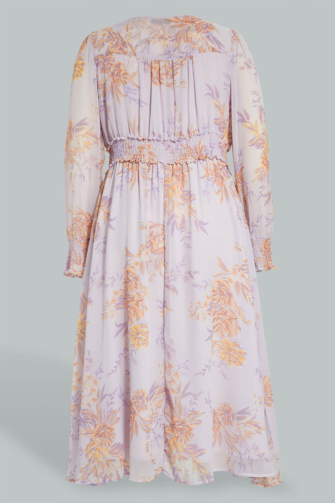 Redtag-Floral-Print-Wrap-Midi-Dress-Dresses-Women's-