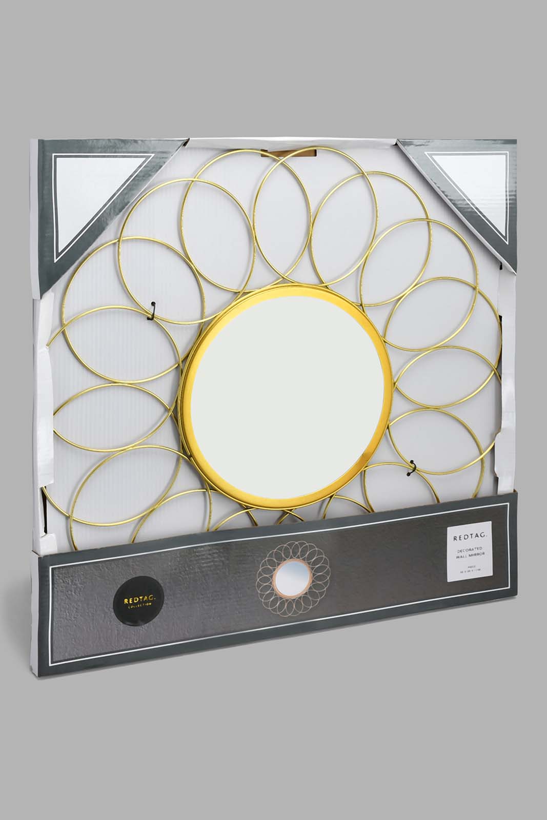 Gold Metal Wall Mirror