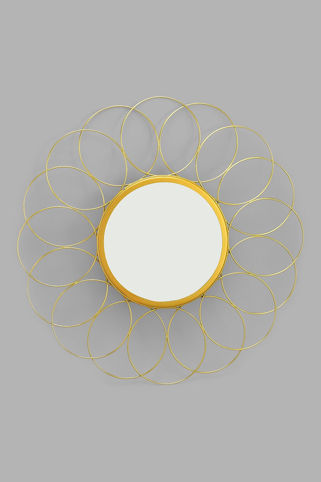 Gold Metal Wall Mirror