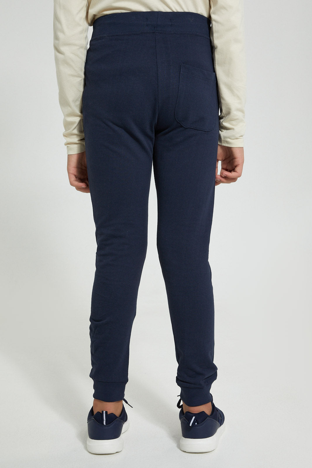 Redtag-Navy-True-Explorer-Active-Pant-Joggers-Senior-Boys-9 to 14 Years