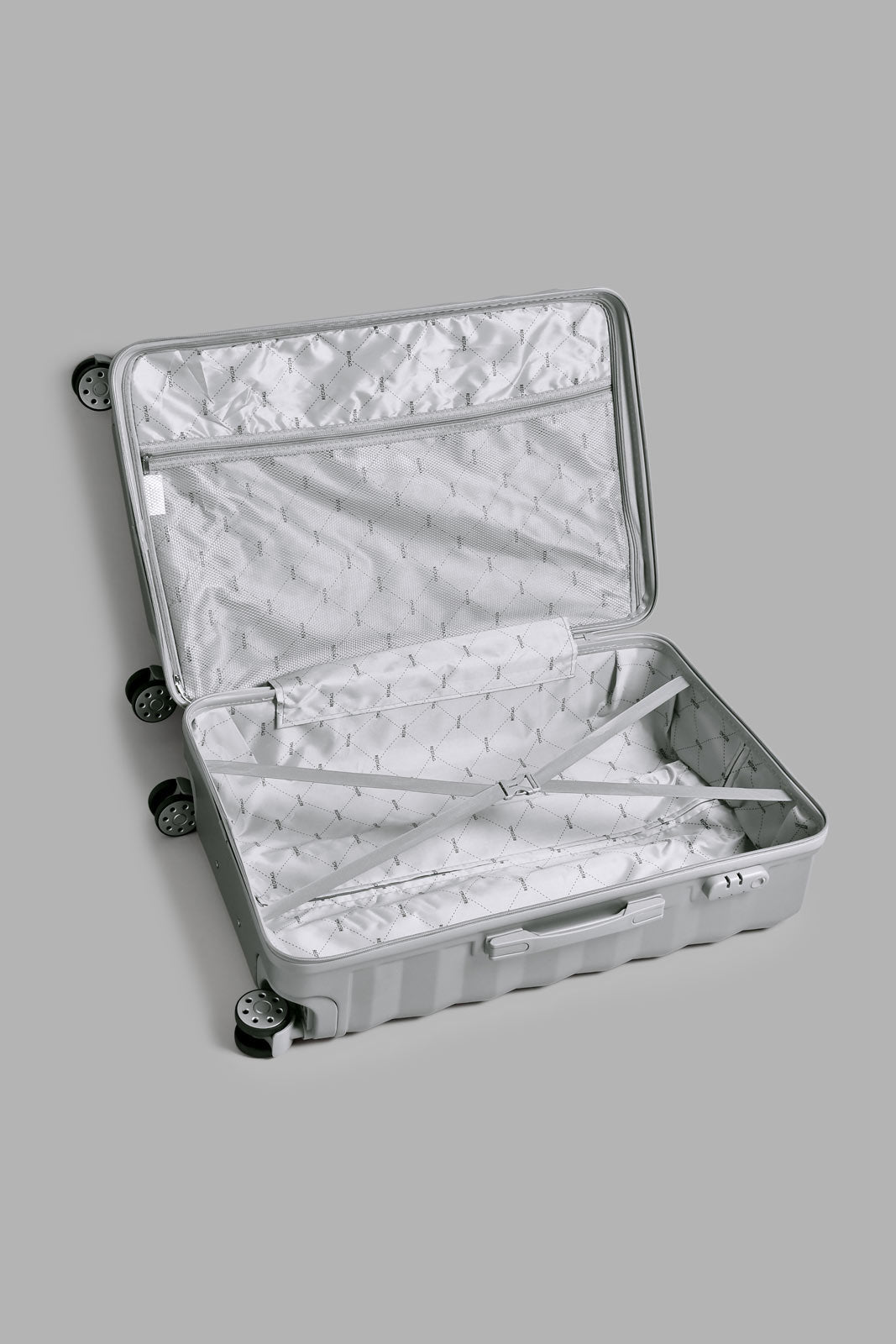 Redtag-Silver-Color-Hard-Abs-Trolley-Lugage-24"-Hard-Luggage-Travel-Accessories-