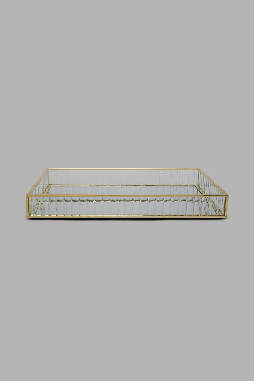 Redtag-Gold-Ribbed-Decorative-Tray-Trays-Home-Decor-