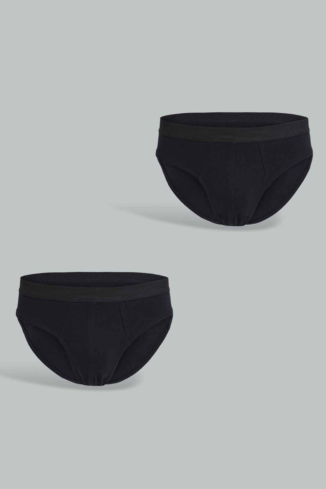 Black 2-Pack Briefs