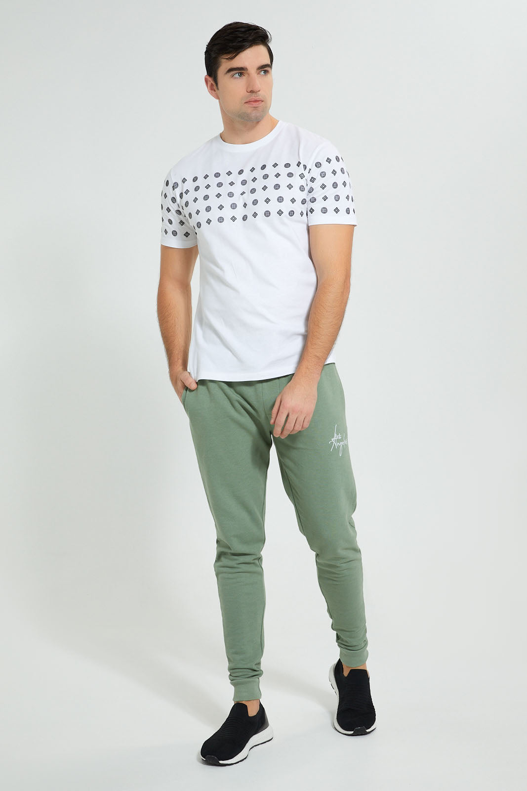 Redtag-Blue-Green-Signature-Jog-Pant-Joggers-Men's-