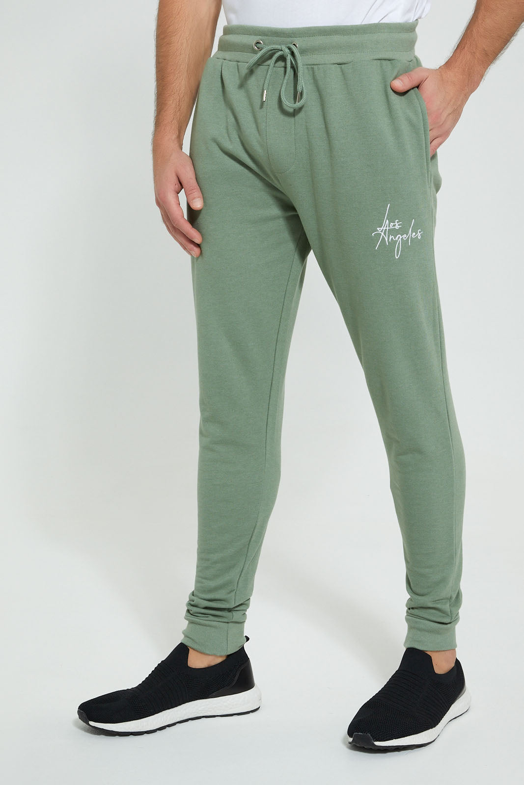 Redtag-Blue-Green-Signature-Jog-Pant-Joggers-Men's-