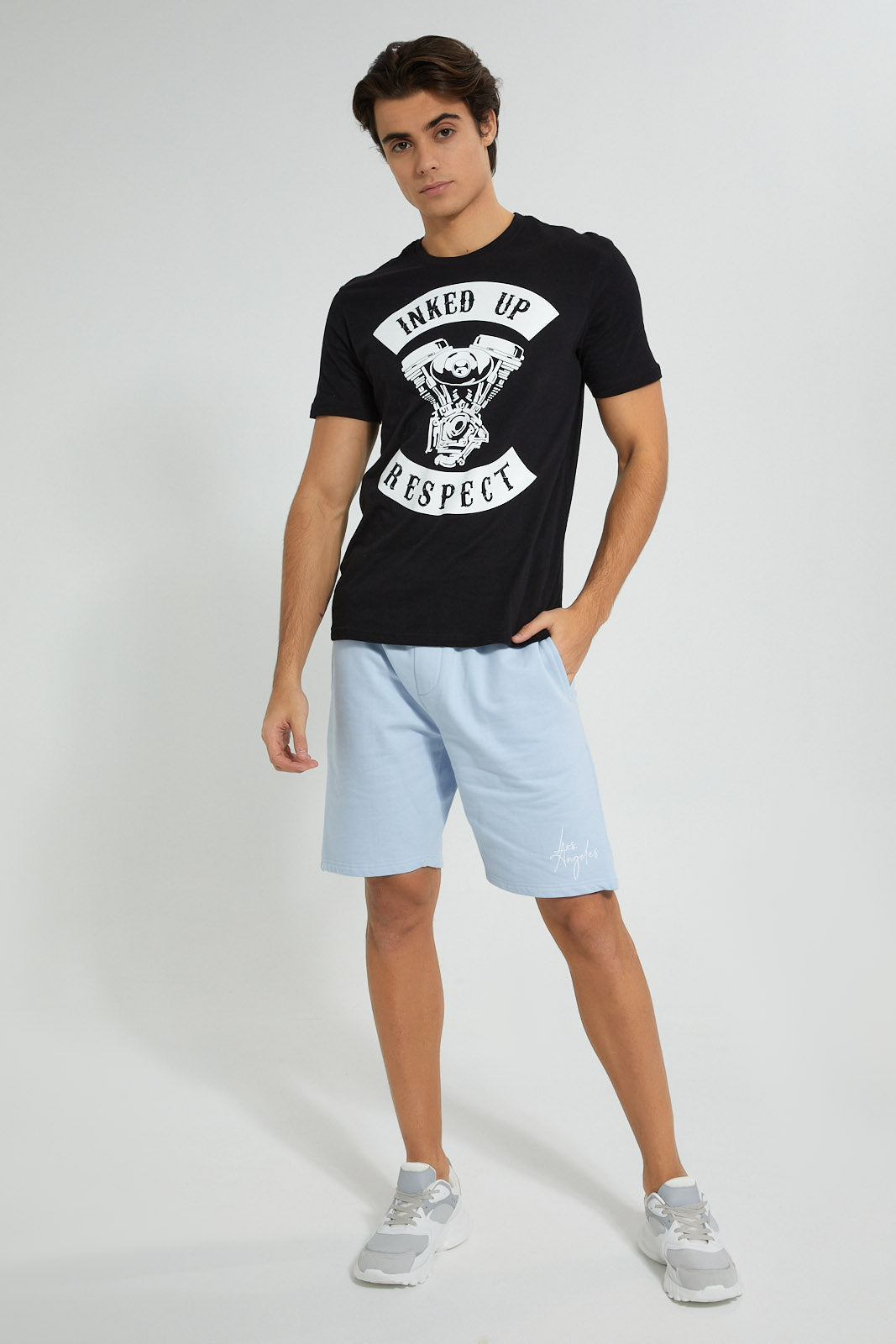 Redtag-Blue-Pull-On-Resort-Shorts-Active-Shorts-Men's-
