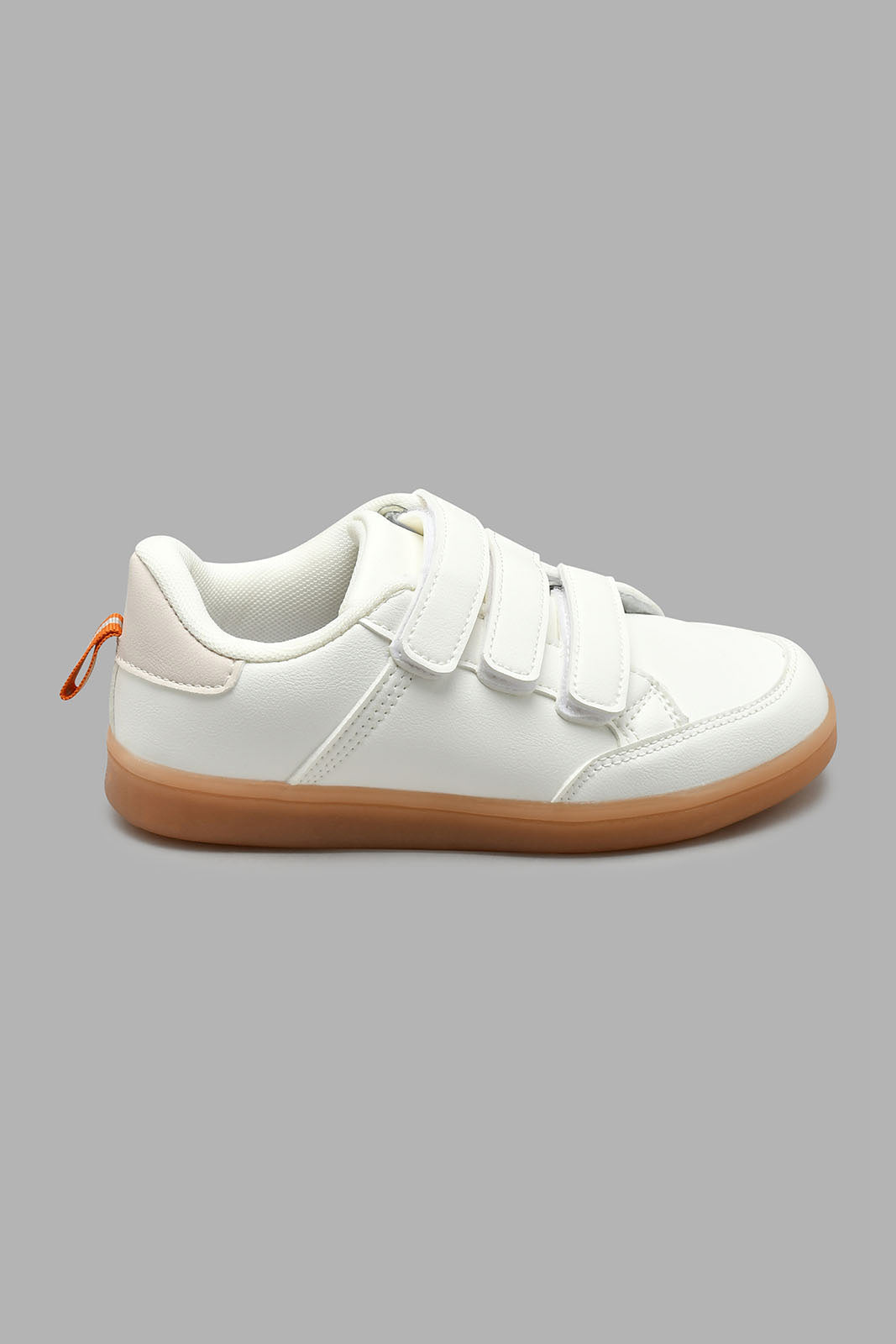 Redtag-White-Translucent-Sole-Sneaker-BSR-Casual-Shoes,-Colour:White,-Filter:Boys-Footwear-(5-to-14-Yrs),-New-In,-New-In-BSR-FOO,-Non-Sale,-S22A,-Section:Kidswear-Senior-Boys-5 to 14 Years
