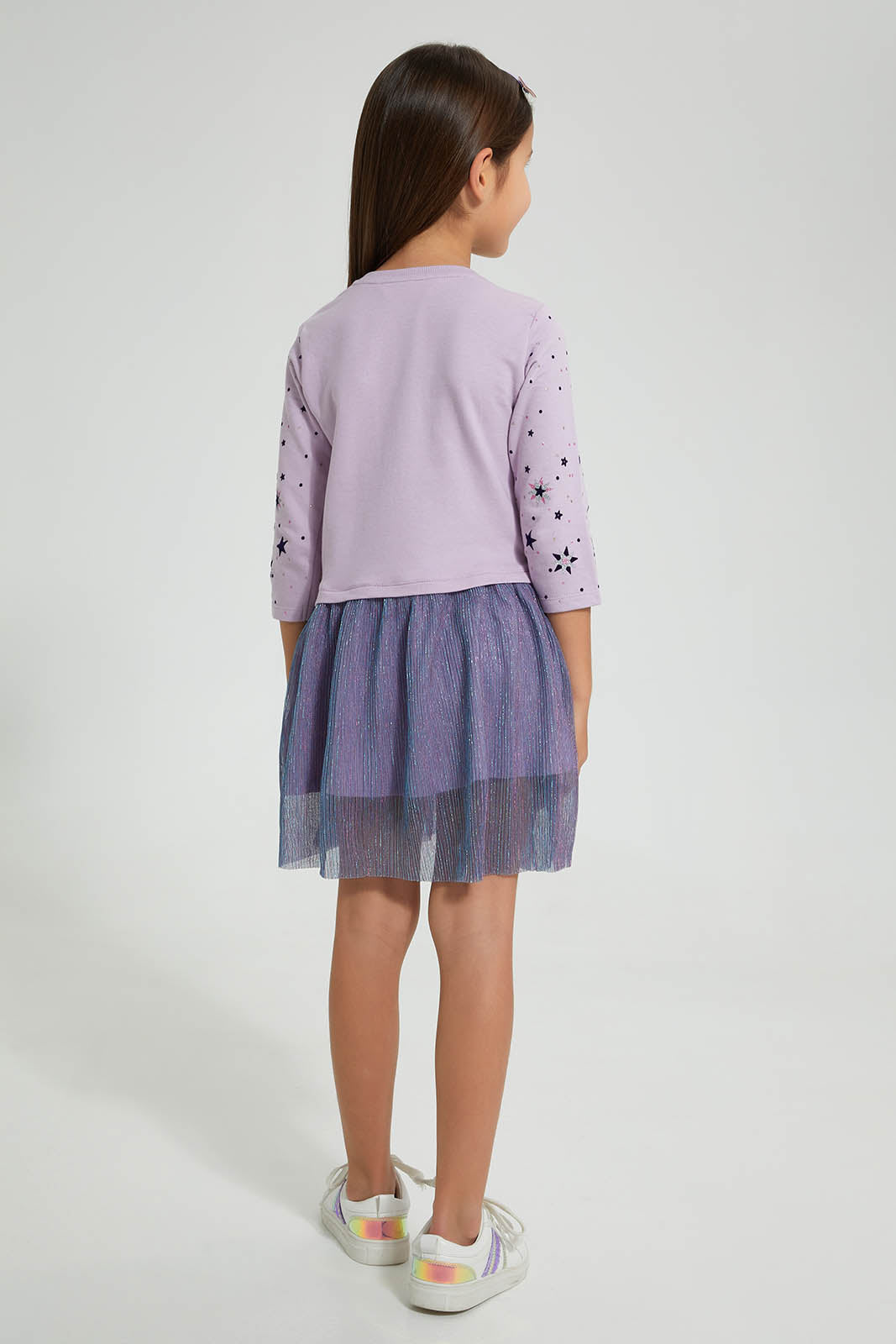 Redtag-Assorted-Embroideredellished-Dress-Dresses-Girls-2 to 8 Years