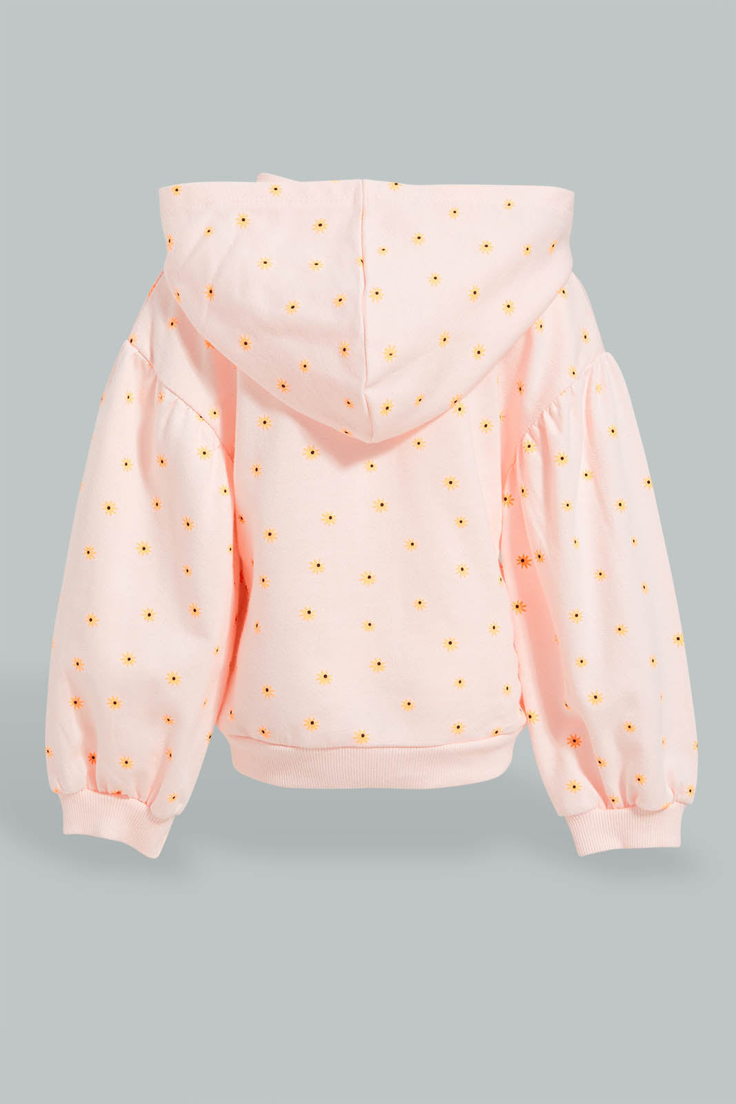Redtag-Pink-Hooded-Sweat-Top-Sweatshirts-Infant-Girls-3 to 24 Months