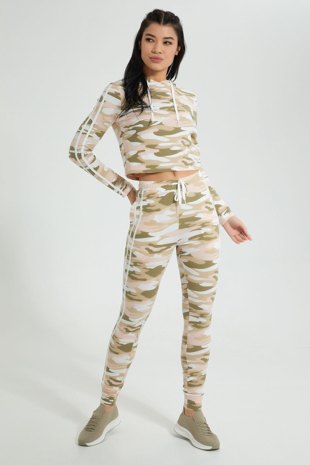 Redtag-Allover-Camo-Print-Hooded-Sweatshirt-Colour:Assorted,-Filter:Women's-Clothing,-New-In,-New-In-Women,-Non-Sale,-S22B,-Section:Women,-Women-Sweatshirts-Women's-