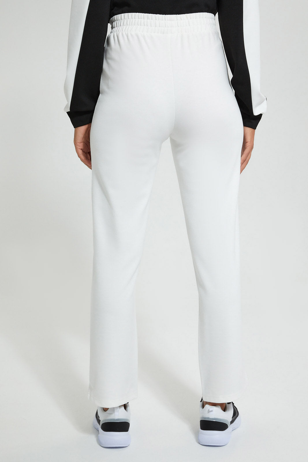 Redtag-White-Plain-Skinny-Ponte-Active-Pant-Joggers-Women's-0