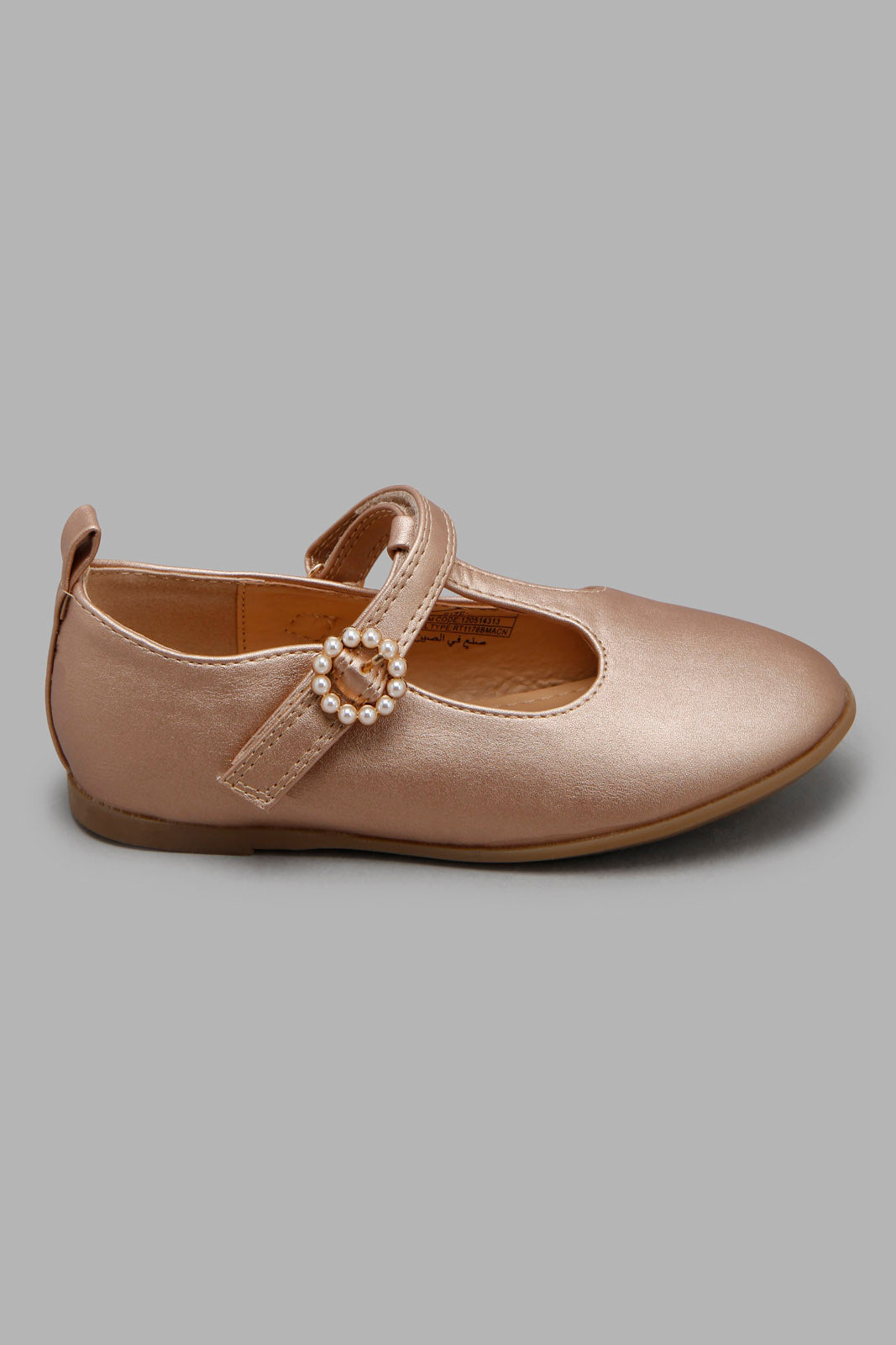 Redtag-Pale-Pink-Patent-Ballerina-Category:Shoes,-Colour:Pink,-Filter:Girls-Footwear-(3-to-5-Yrs),-GIR-Shoes,-New-In,-New-In-GIR-FOO,-Non-Sale,-Section:Girls-(0-to-14Yrs),-W22O-Girls-3 to 5 Years
