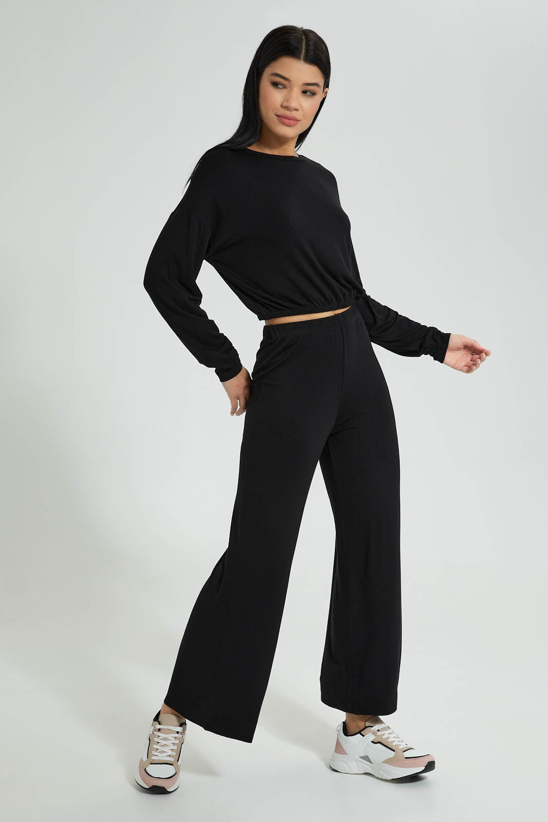 Redtag-Brown-Plain-Flared-Leg-Loung-Pant-Colour:Brown,-Filter:Women's-Clothing,-New-In,-New-In-Women,-Non-Sale,-S22B,-Section:Women,-Women-Trousers-Women's-