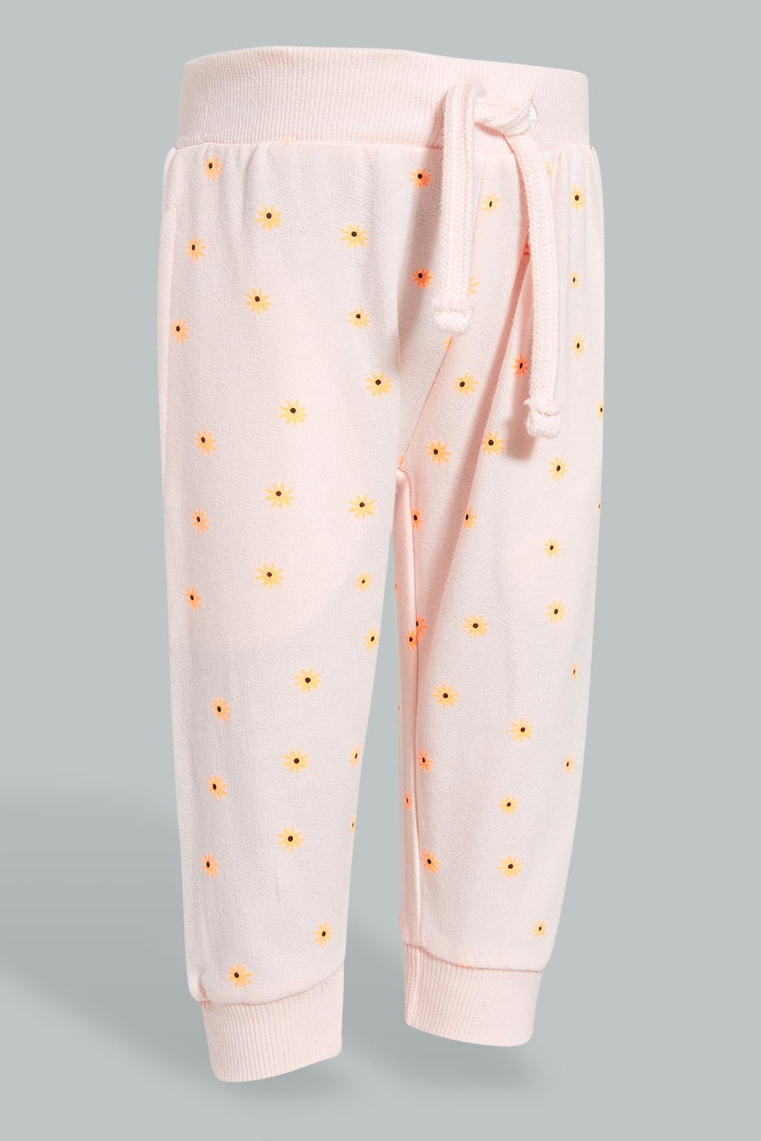 Redtag-Placement-Print-Trackpant-Joggers-Infant-Girls-3 to 24 Months