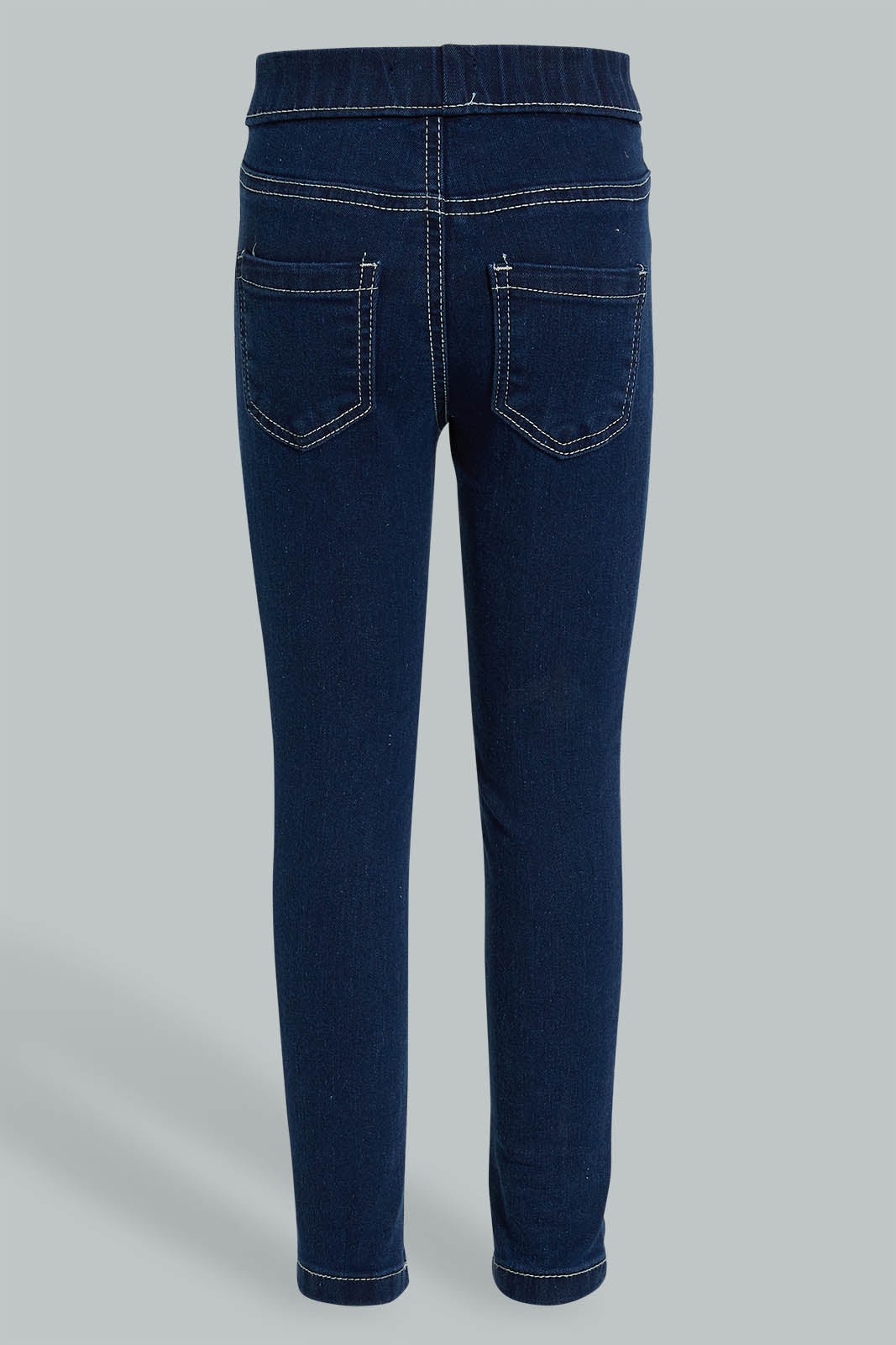 Redtag-Blue-Basic-Jegging-Colour:Darkwash,-Filter:Girls-(2-to-8-Yrs),-Girls-Jeggings,-New-In,-New-In-GIR,-Non-Sale,-PPE,-S22A,-Section:Kidswear-Girls-2 to 8 Years