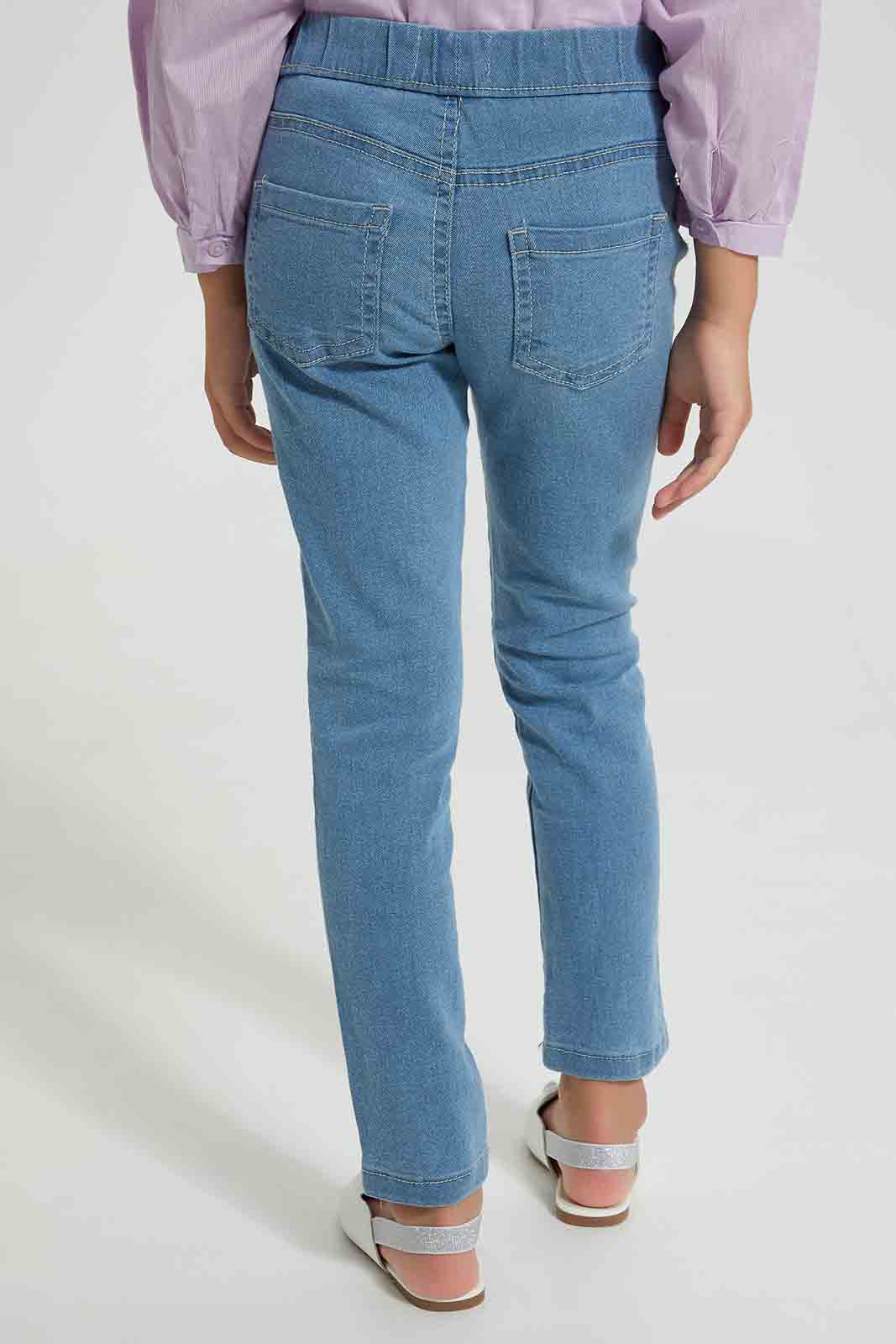 Redtag-Lightwash-Basic-Jegging-Jeggings-Girls-2 to 8 Years