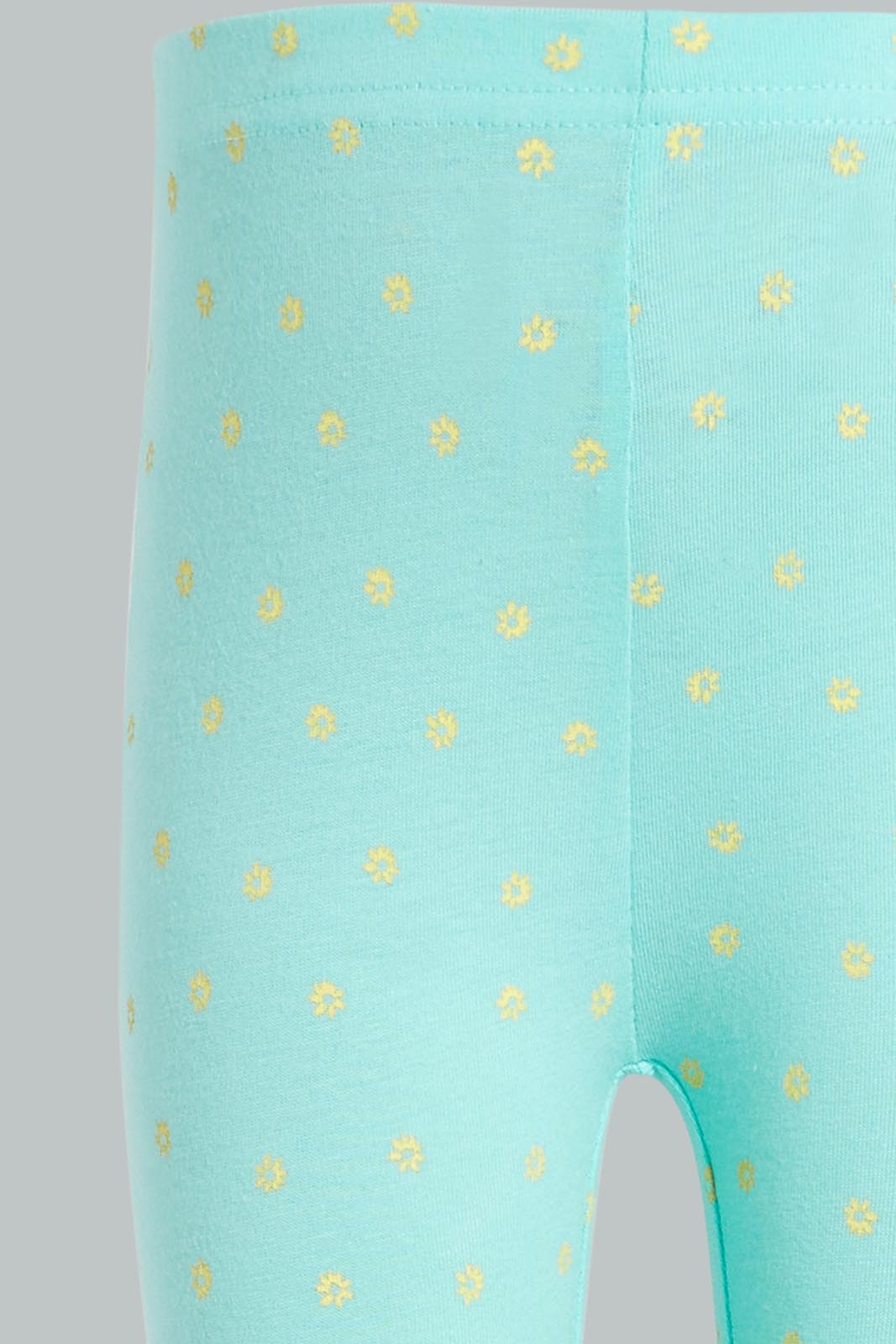 Redtag-Mint-Printed-Legging-Leggings-Infant-Girls-3 to 24 Months
