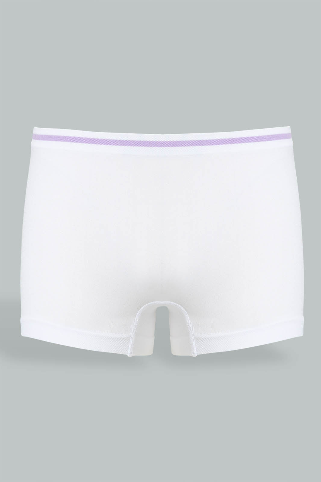 Redtag-White-And-Purple-Seamless-Boyleg-Brief-(Pack-of-2)-365,-Colour:Purple,-Colour:White,-ESS,-Filter:Senior-Girls-(9-to-14-Yrs),-GSR-Briefs,-New-In,-New-In-GSR,-Non-Sale,-Section:Kidswear-Senior-Girls-9 to 14 Years