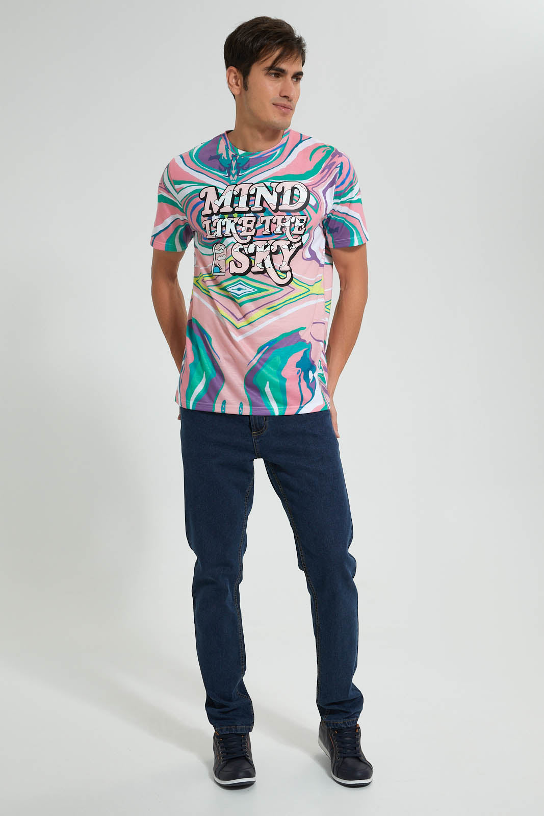Redtag-Multi-Color-Printed-T-Shirt-Colour:Assorted,-Filter:Men's-Clothing,-Men-T-Shirts,-New-In,-New-In-Men,-Non-Sale,-S22B,-Section:Men-Men's-