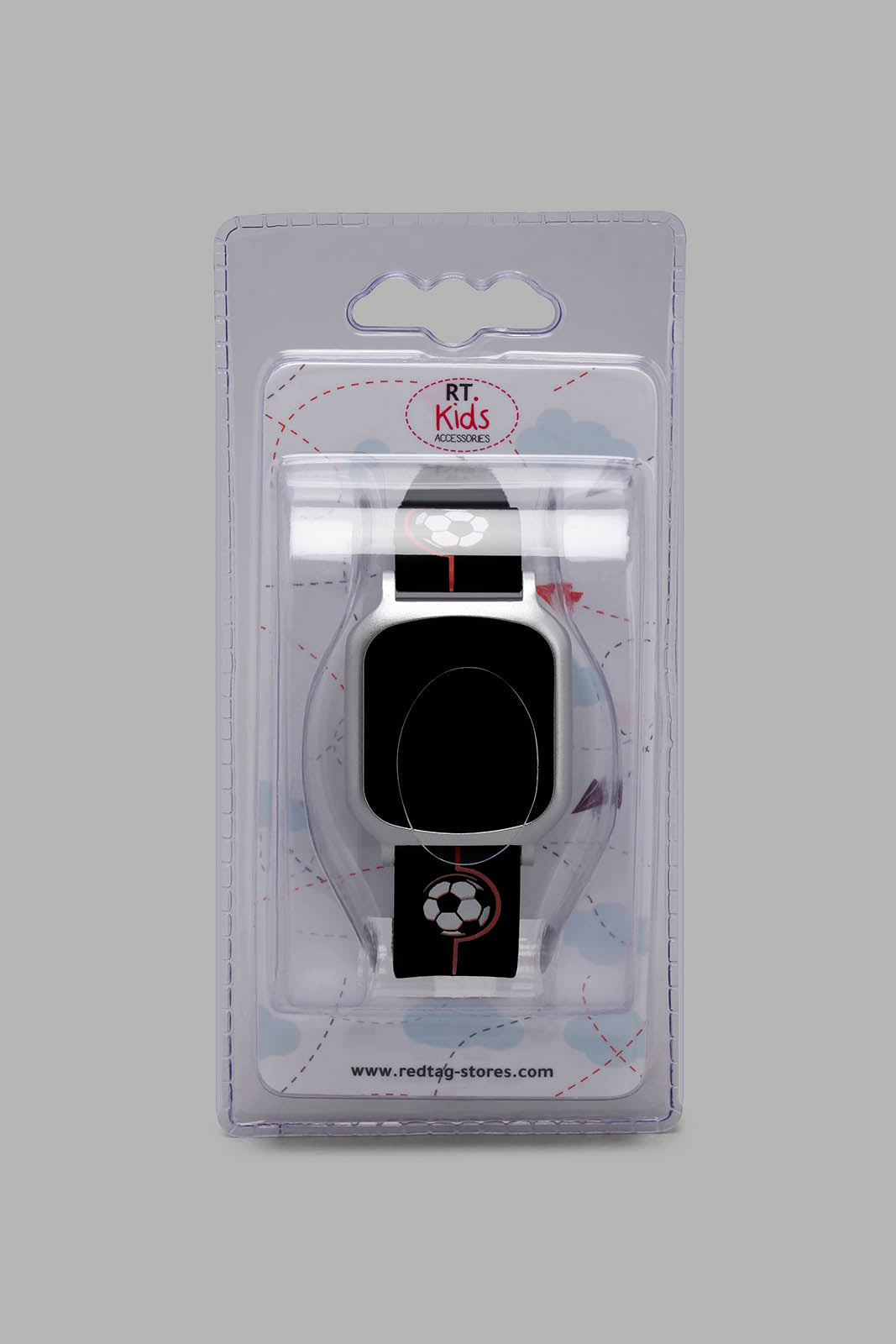 Redtag-Black-And-White-Printed-Digital-Watch-Digital-Watches-Boys-