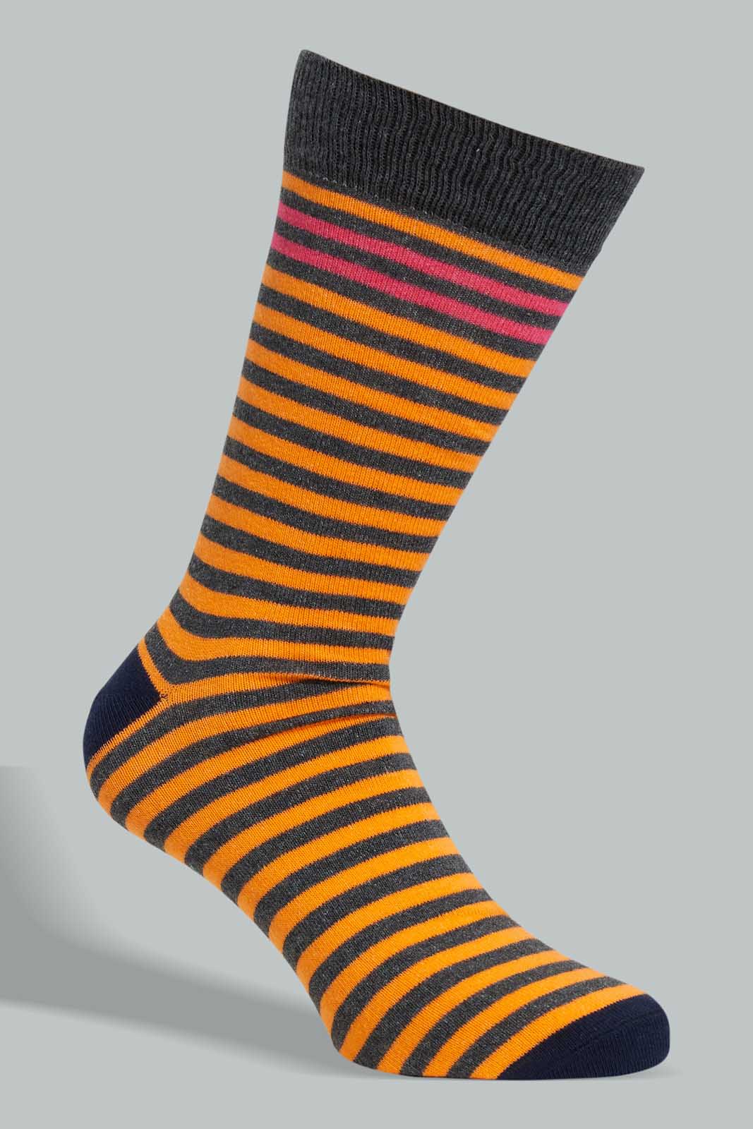 Redtag-Assorted-Colors-3Pk-Men'S-Formal-Socks-Mid-Length-Socks-Men's-