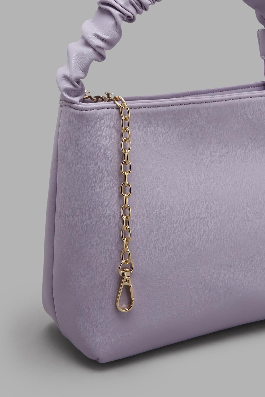 Redtag-Lilac-Scrunched-Top-Handle-Bag-Colour:Lilac,-Filter:Women's-Accessories,-New-In,-New-In-Women-ACC,-Non-Sale,-S22A,-Women-Handbags-Women-