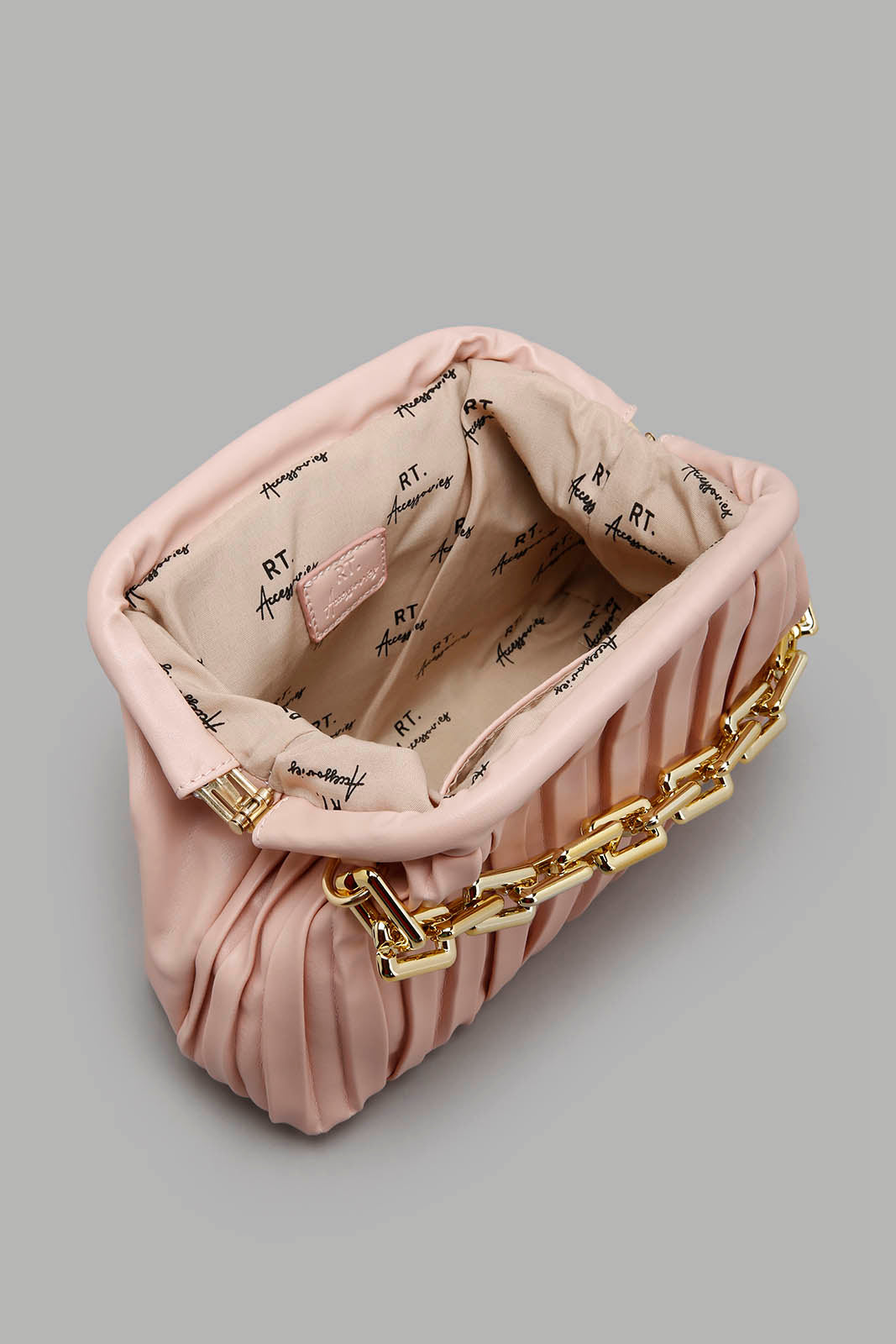 Redtag-Pink-Pleated-Cross-Body-Bag-Colour:Pink,-Filter:Women's-Accessories,-New-In,-New-In-Women-ACC,-Non-Sale,-S22A,-Women-Handbags-Women-