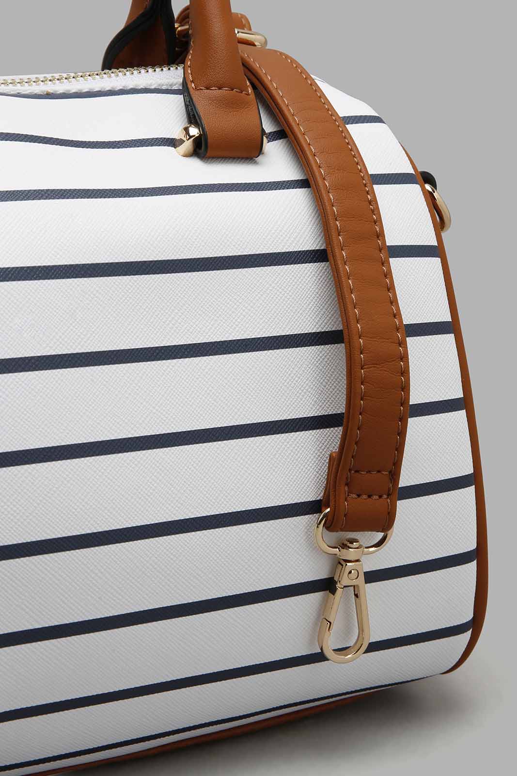 Redtag-Navy-And-White-Nautical-Stripe-Day-Bag-Cross-Body-Bags-Women-