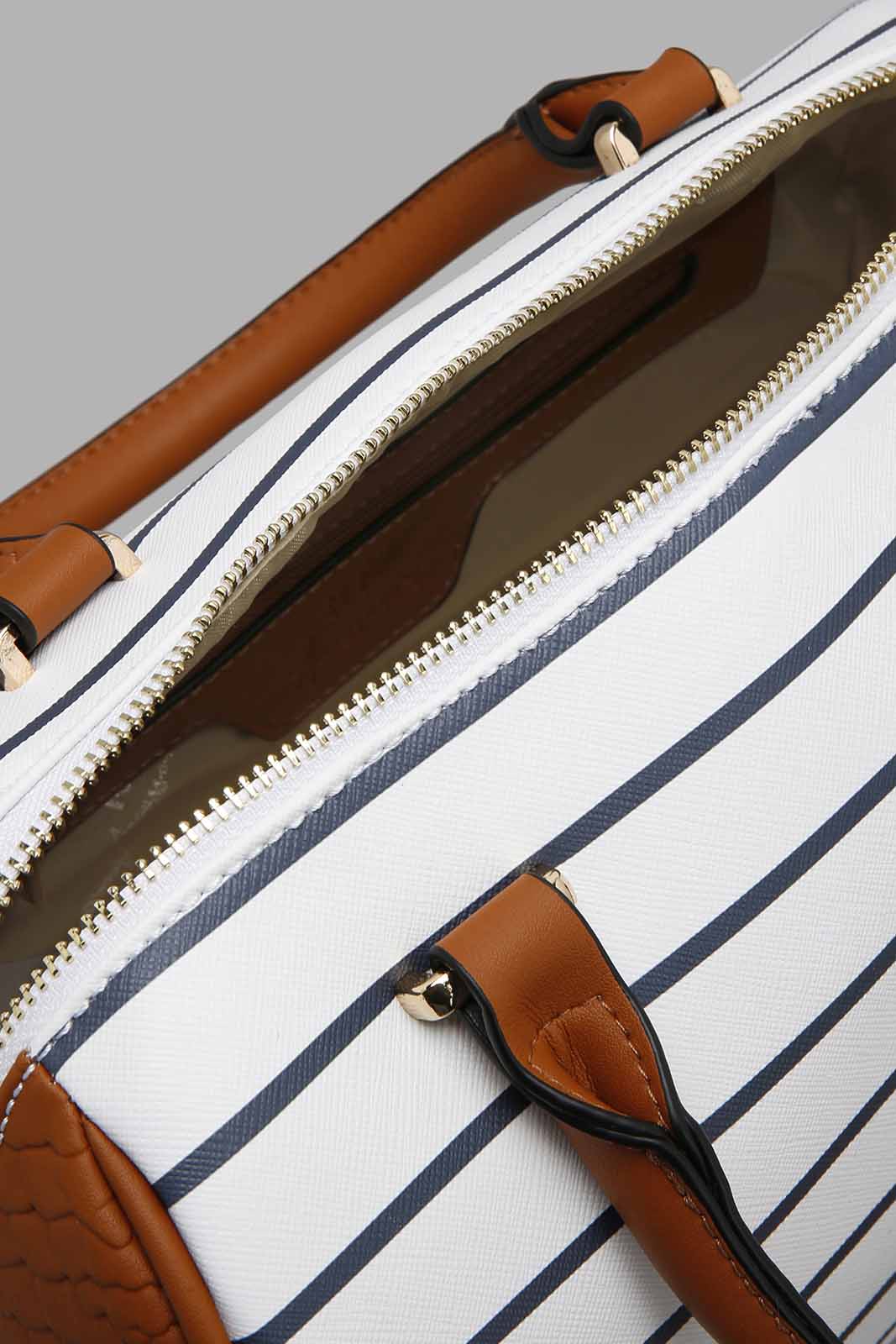 Redtag-Navy-And-White-Nautical-Stripe-Day-Bag-Cross-Body-Bags-Women-