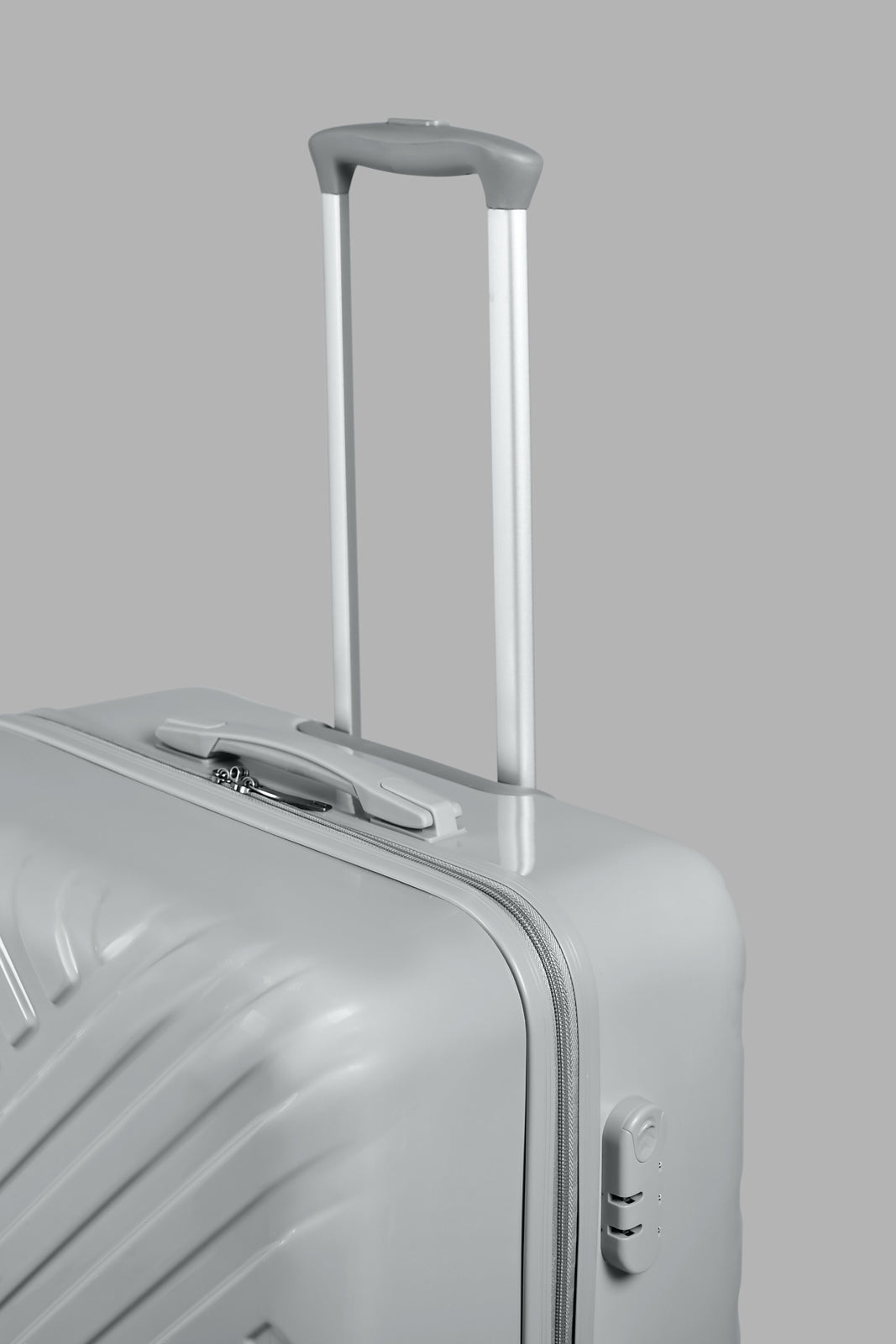 Redtag-Grey-4-Wheel-Hard-Side-24"-Luggage-Trolley-Colour:Grey,-Filter:Travel-Accessories,-LUG-Luggages,-New-In,-New-In-LUG-ACC,-Non-Sale,-S22A-Travel-Accessories-