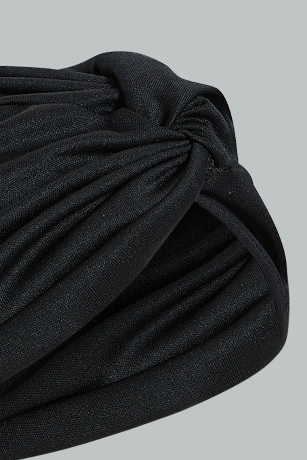 Redtag-Black-Pleaded-Modest-Cap-Modest-Caps-Women-