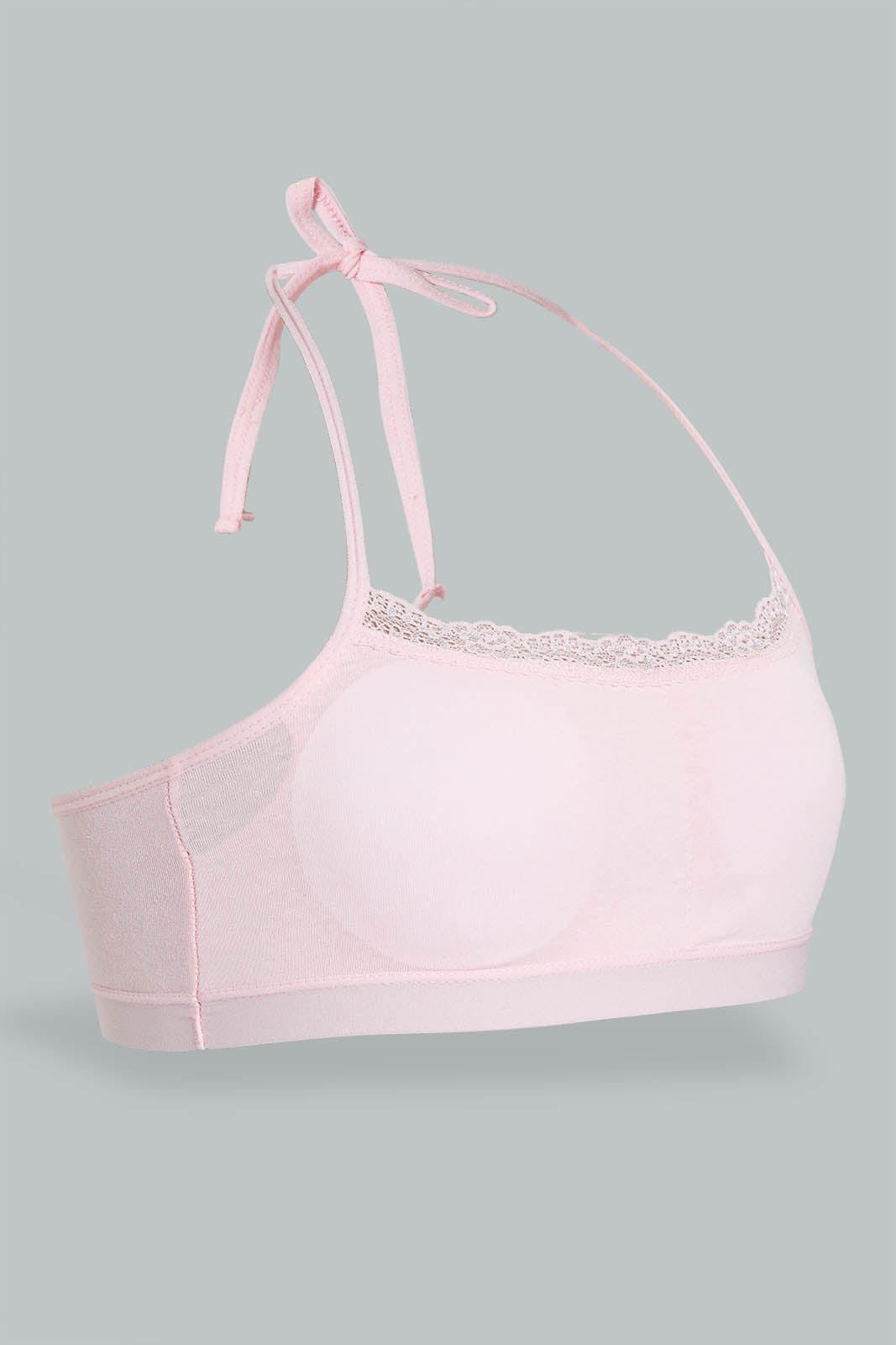 Pink And Blue Neck Strap Padded Bra (Pack of 2)