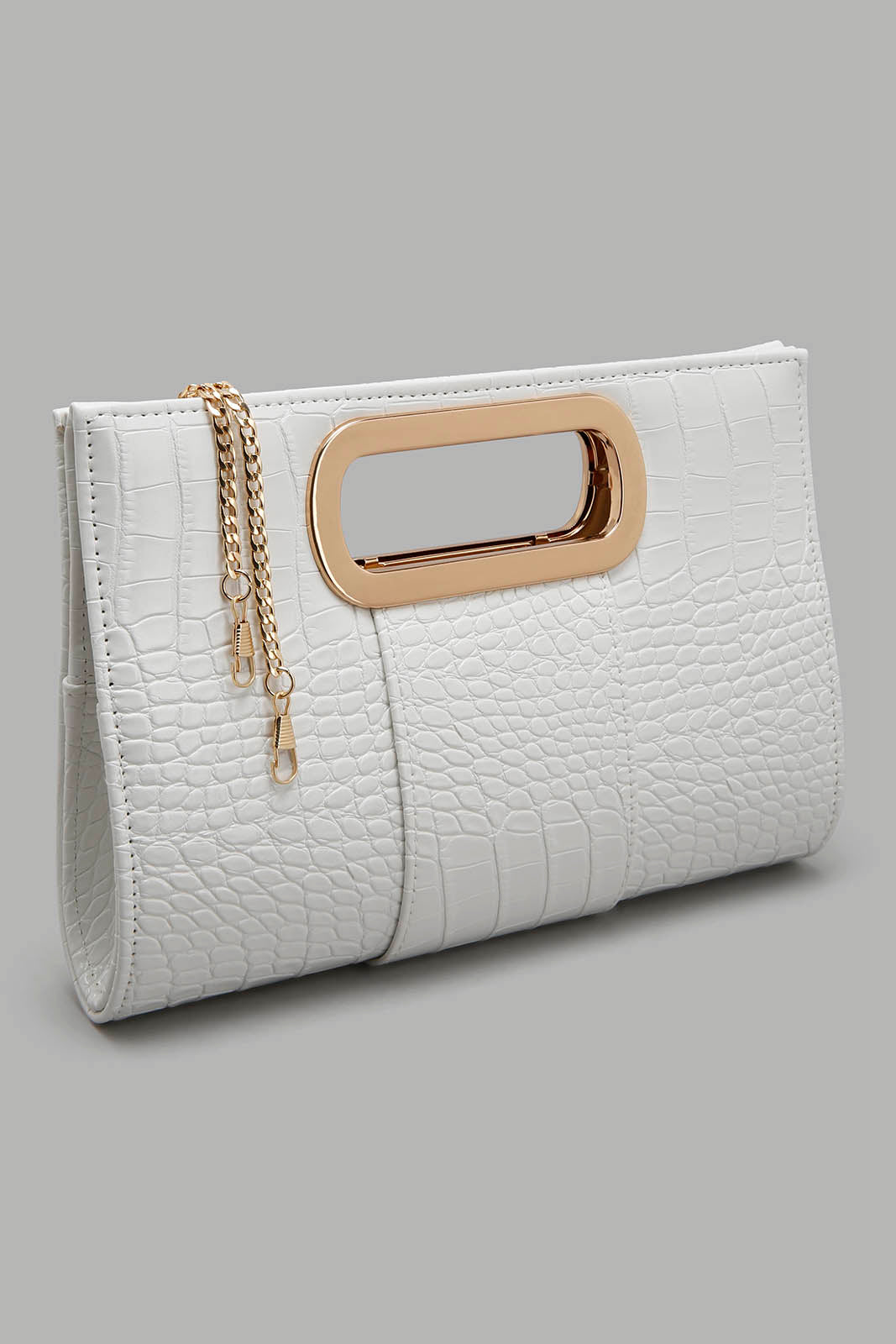 Redtag-White-Croc-Textured-Clutch-Bag-Clutches-Women-