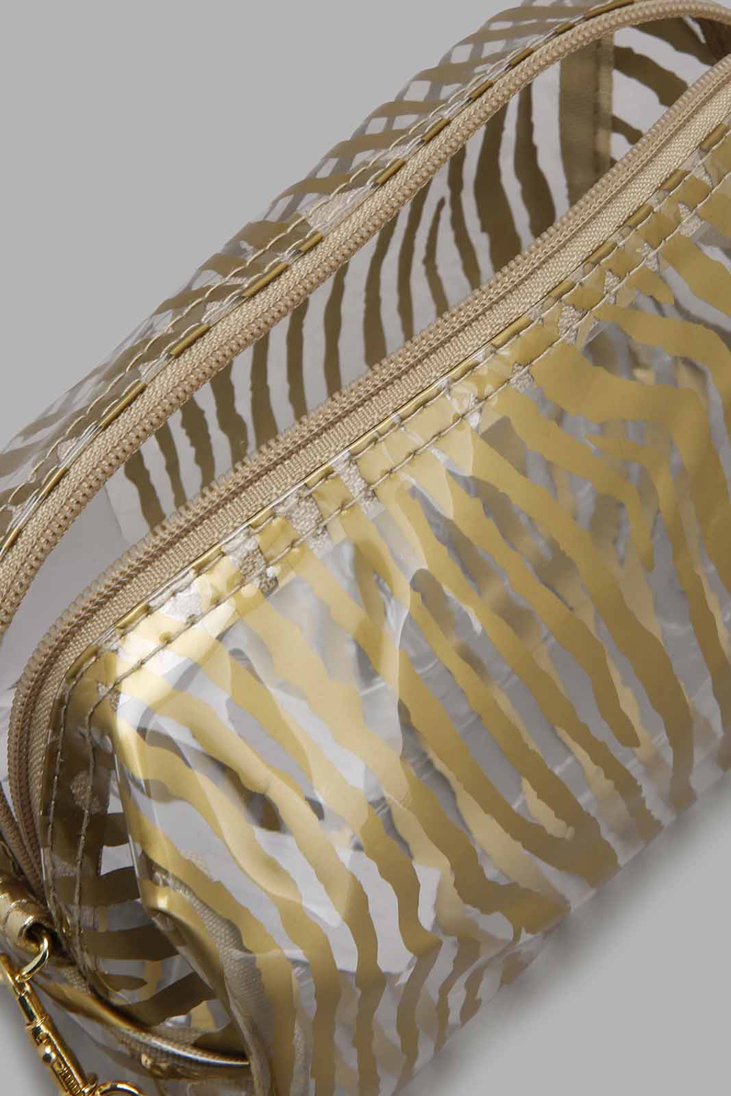 Redtag-Gold-Stripe-Cosmetic-Pouches-Cosmetic-Pouches-Women-