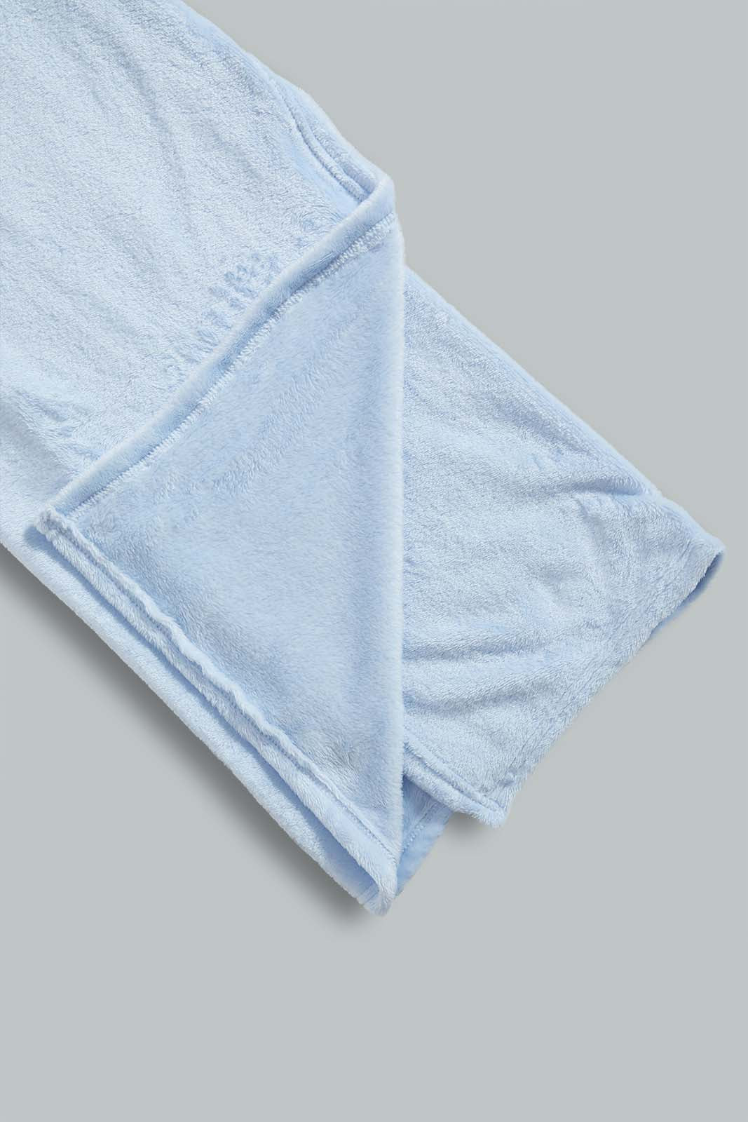 Redtag-Blue-Whale-Hooded-Blanket-Baby-Blankets-Baby-0 to 12 Months