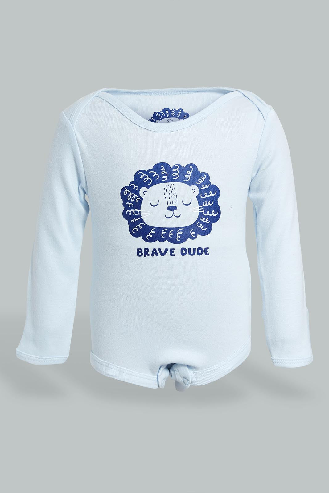 Redtag-Blue-Lion-3-Pieces-Pack-Gift-Set-Gift-Sets-Baby-0 to 12 Months