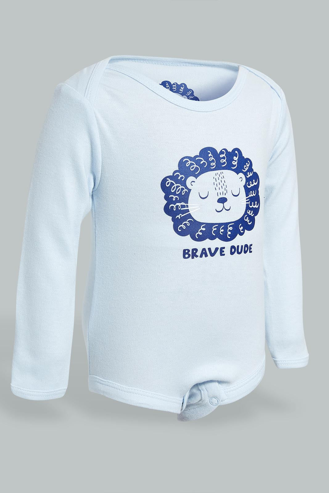 Redtag-Blue-Lion-3-Pieces-Pack-Gift-Set-Gift-Sets-Baby-0 to 12 Months