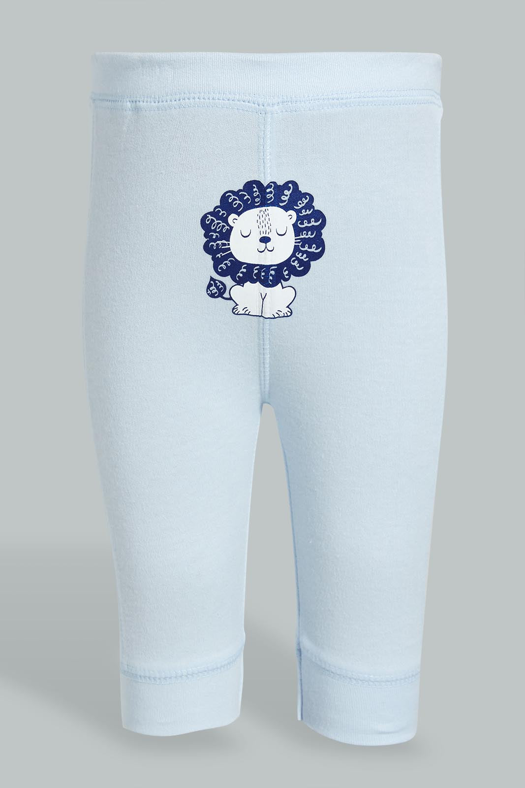 Redtag-Blue-Lion-3-Pieces-Pack-Gift-Set-Gift-Sets-Baby-0 to 12 Months