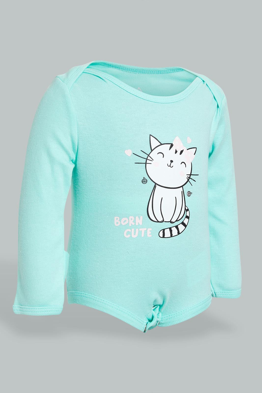 Redtag-Mint-Cats-3-Piece-Pack-Gift-Set-Gift-Sets-Baby-0 to 12 Months