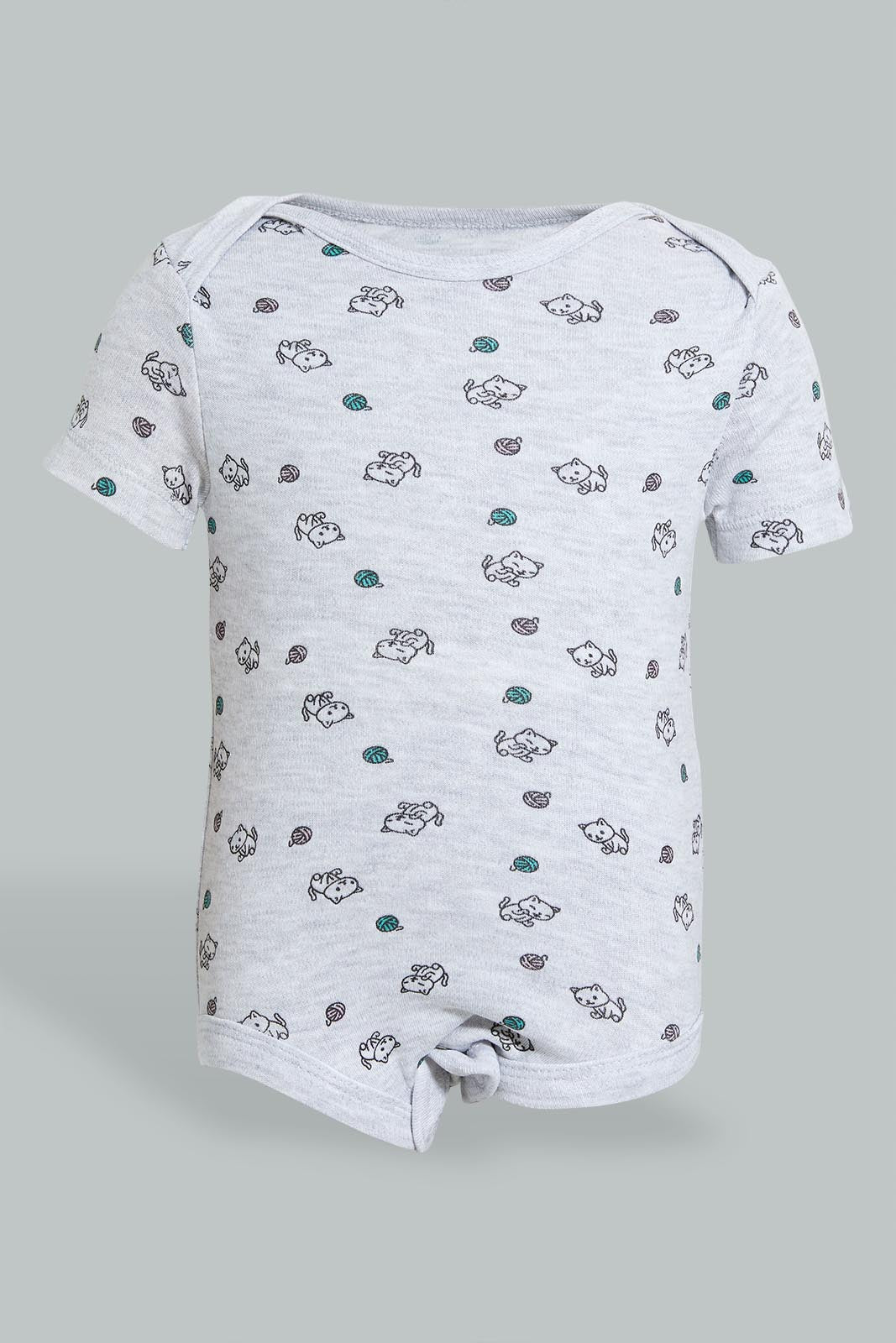 Redtag-Mint-Cats-3-Piece-Pack-Gift-Set-Gift-Sets-Baby-0 to 12 Months