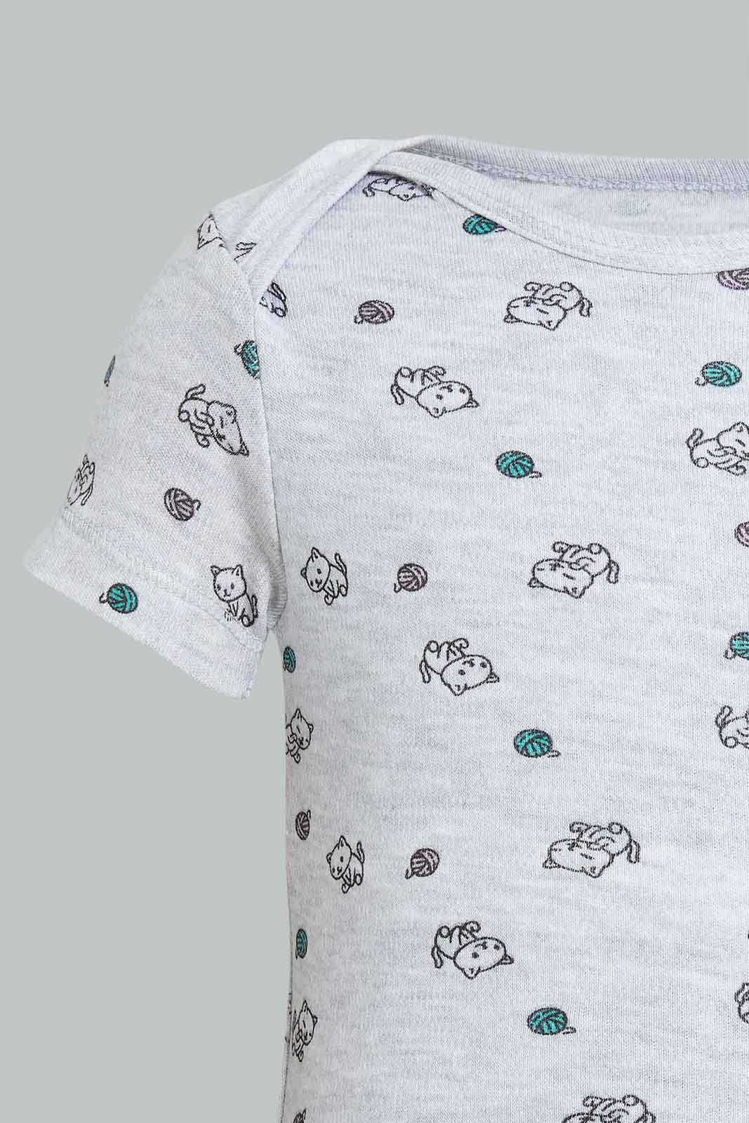 Redtag-Mint-Cats-3-Piece-Pack-Gift-Set-Gift-Sets-Baby-0 to 12 Months