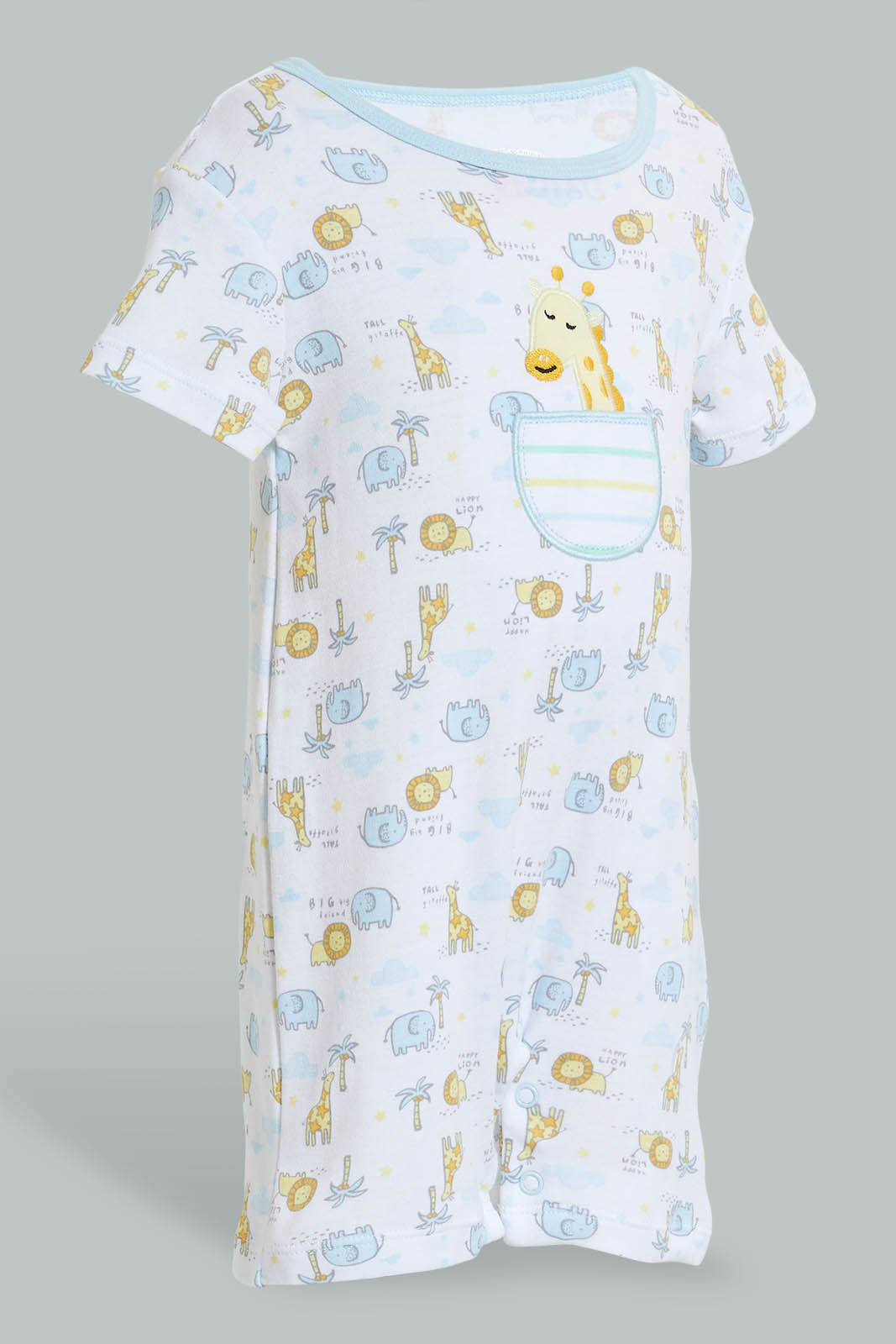 Redtag-White-And-Blue-All-Over-Printed-Romper-Colour:Blue,-Filter:Baby-(0-to-12-Mths),-NBF-Rompers,-New-In,-New-In-NBF,-Non-Sale,-S22B,-Section:Kidswear-Baby-0 to 12 Months