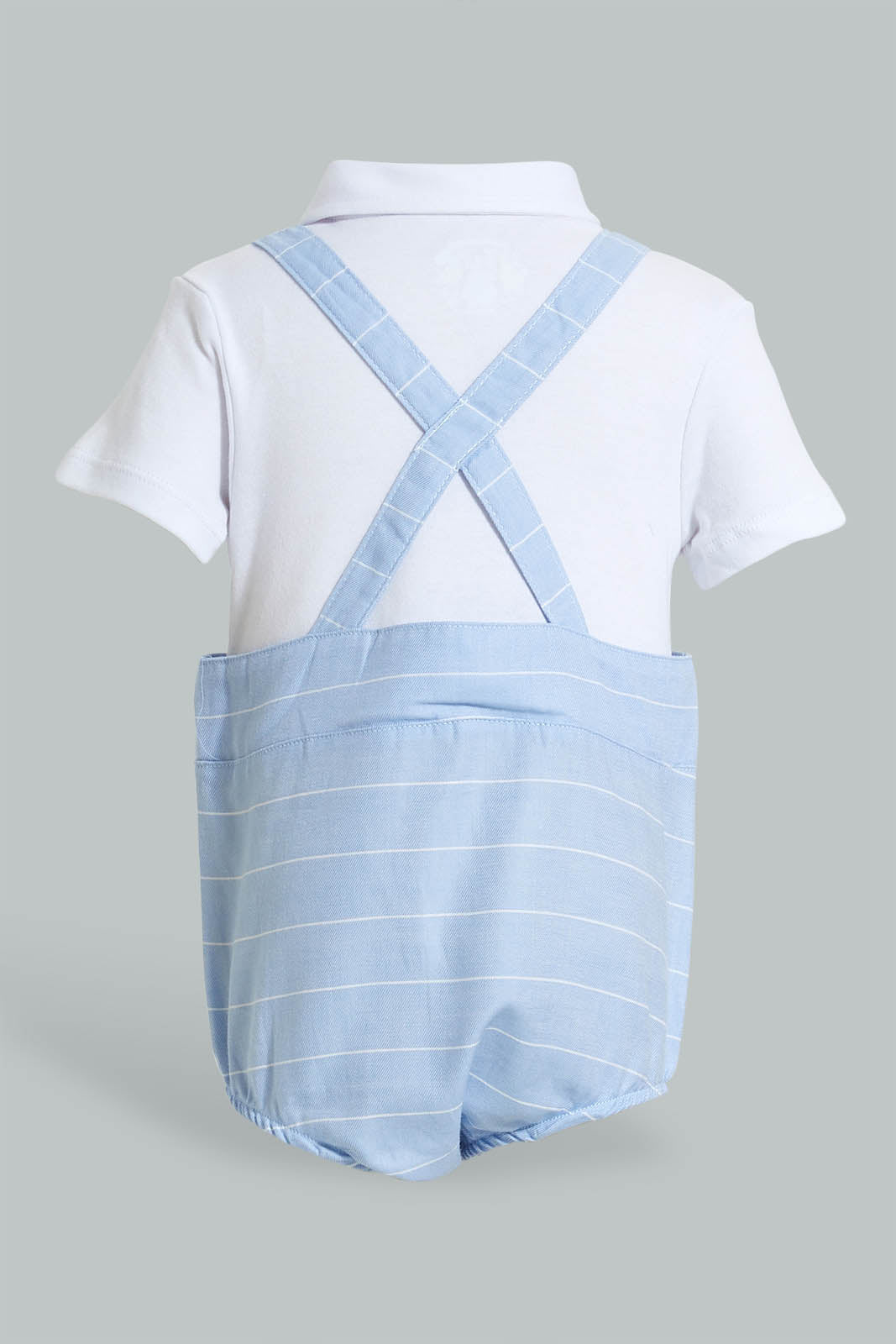 Redtag-Blue-Stripe-Duangree-Romper-Colour:Blue,-Filter:Baby-(0-to-12-Mths),-NBF-Rompers,-New-In,-New-In-NBF,-Non-Sale,-S22B,-Section:Kidswear-Baby-0 to 12 Months